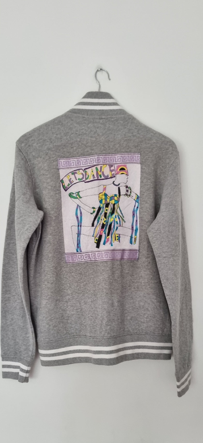 Lets Dance Grey Varsity Jacket