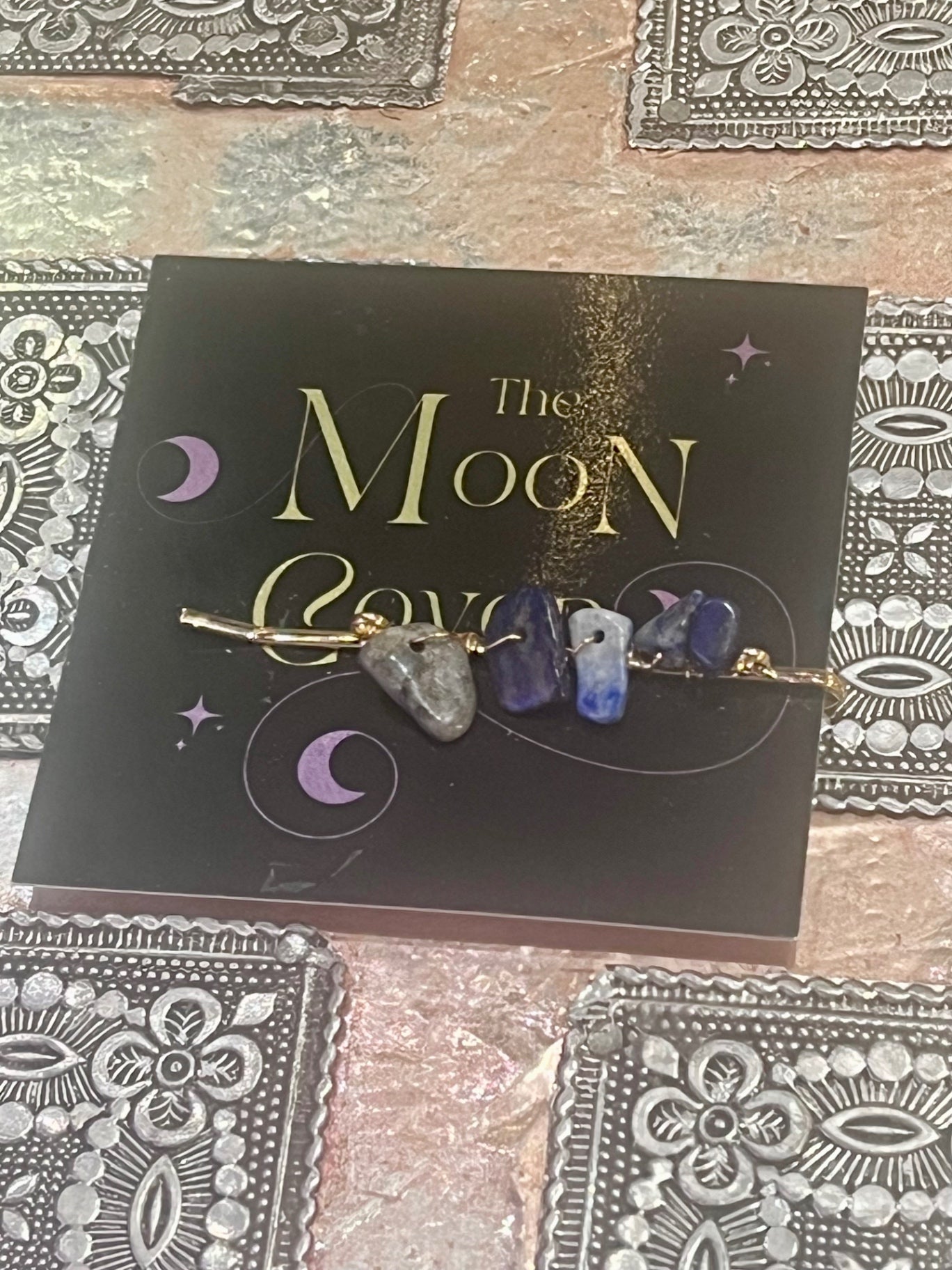 Lapis Lazuli Crystal Chip Hair Grip