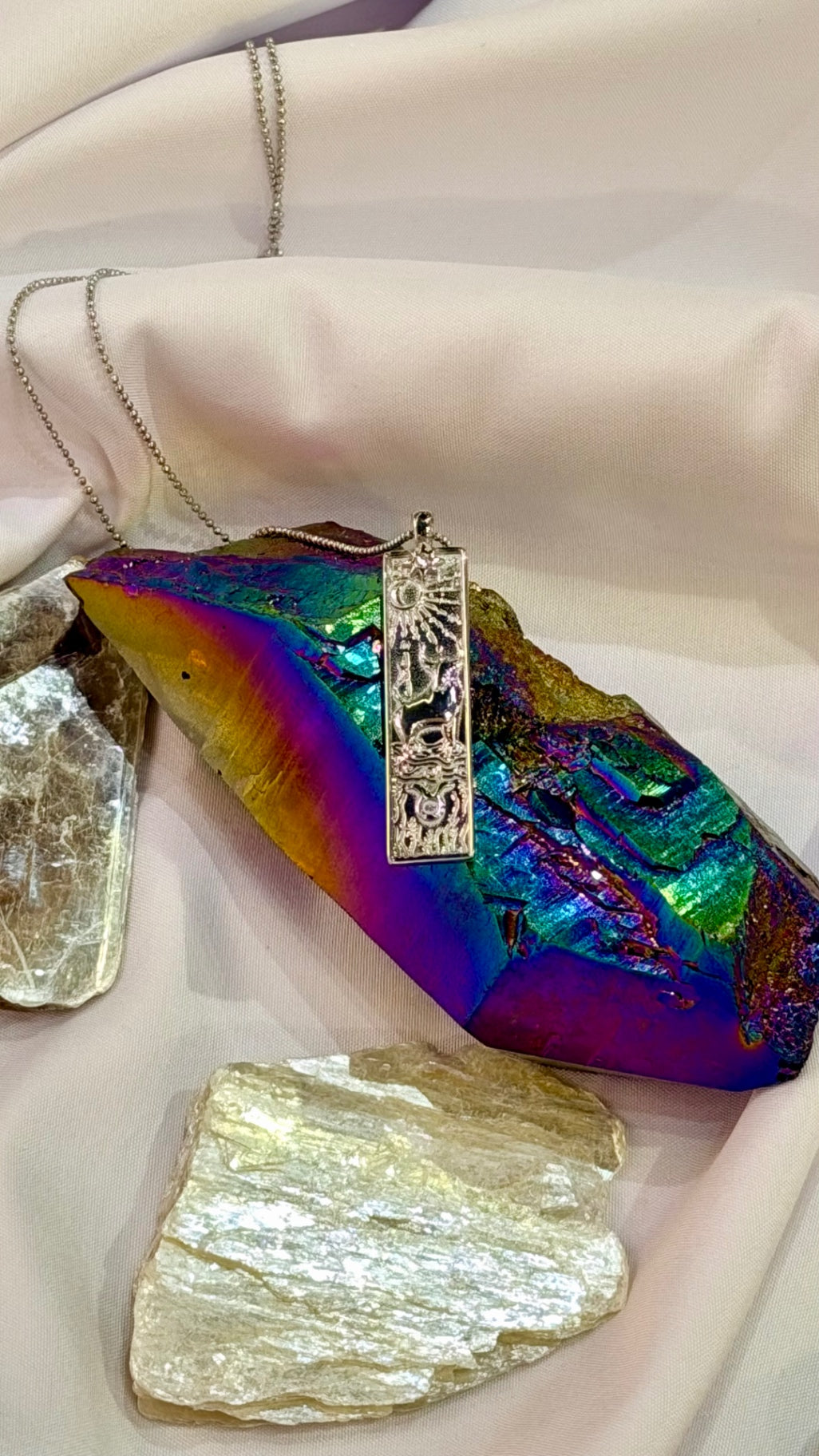 Taurus Zodiac Amulet Necklace Silver | Waterproof Stainless Steel