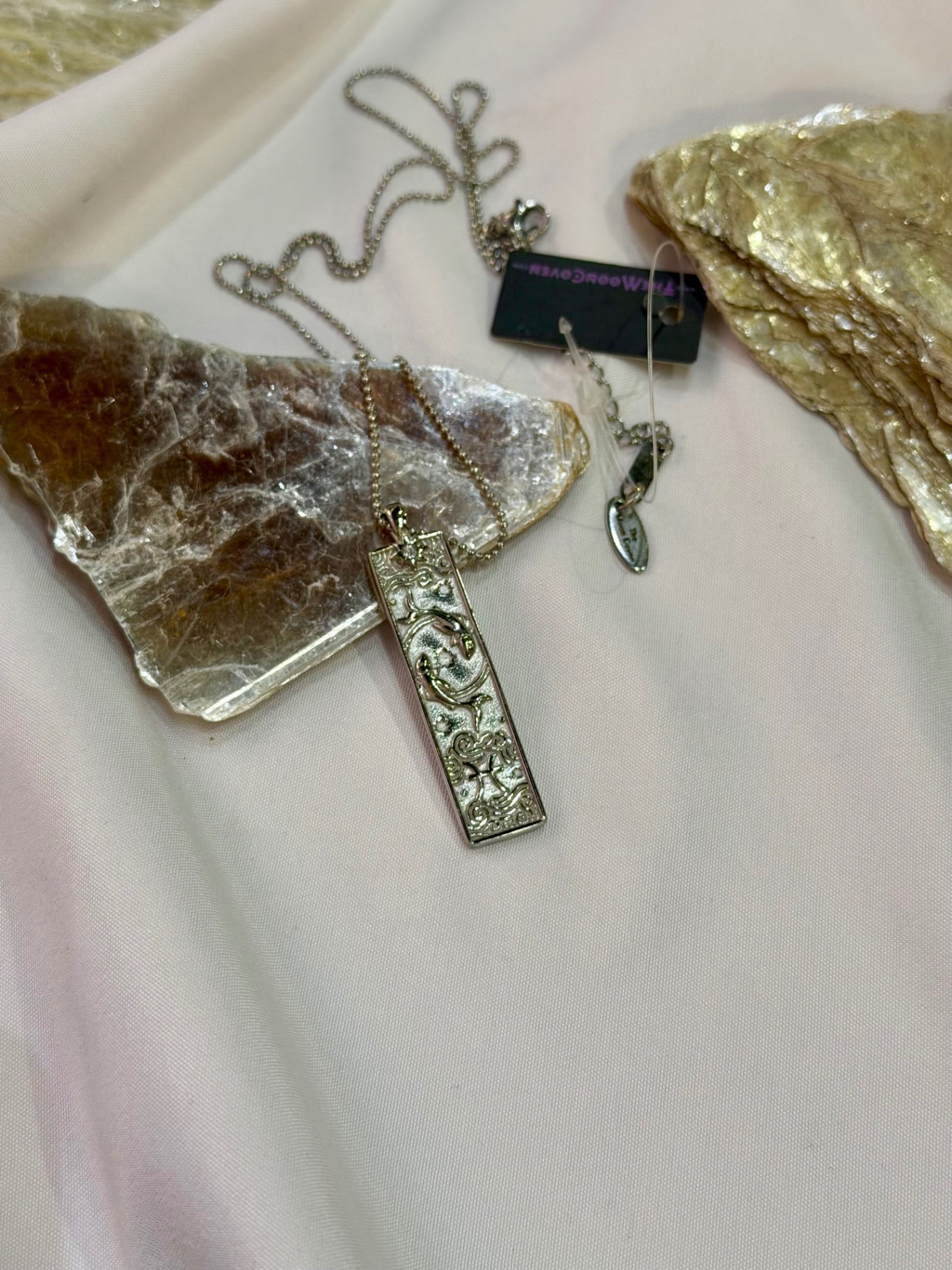 Pisces Zodiac Amulet Necklace Silver Waterproof Stainless Steel