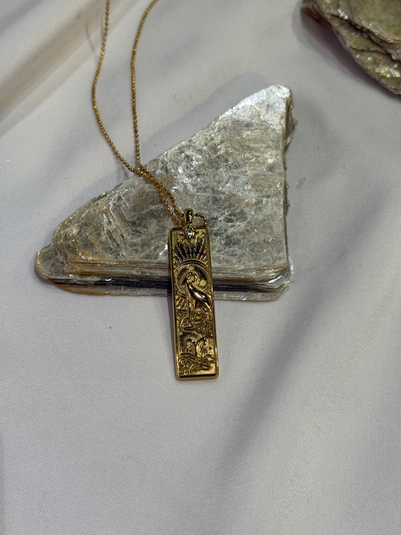 Aries Zodiac Amulet Necklace | Gold & Silver | Waterproof Stainless Steel