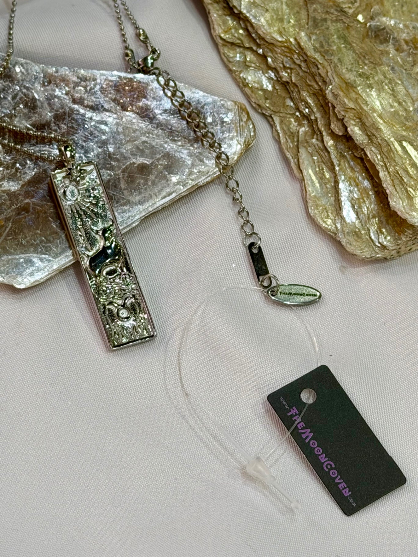 Taurus Zodiac Amulet Necklace Silver | Waterproof Stainless Steel