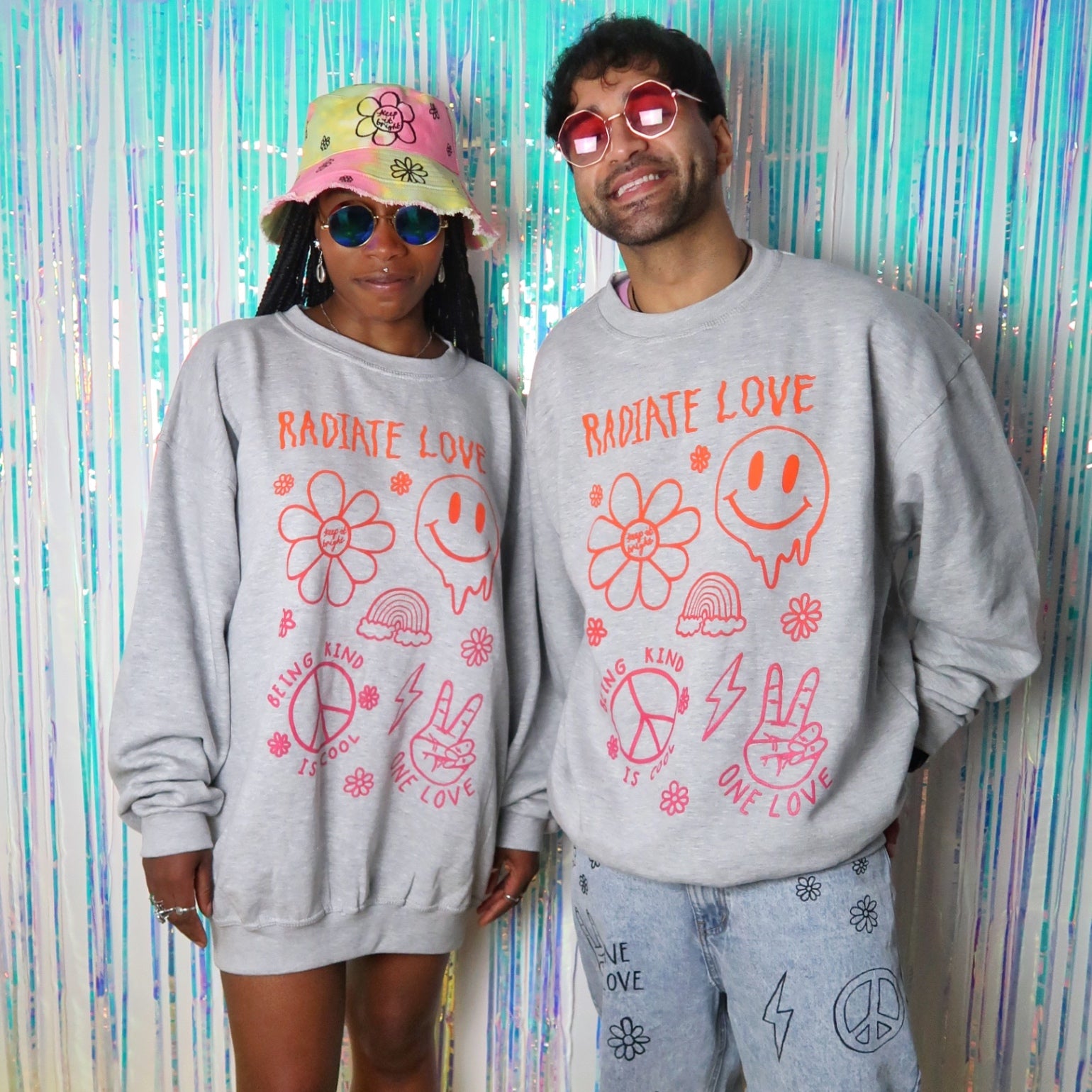 Hippie Heart sweatshirt - 4XL