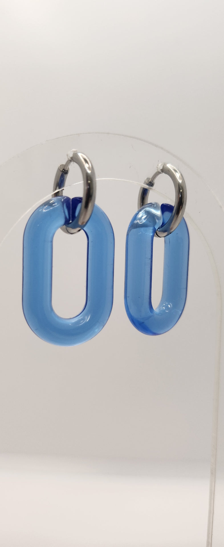 Jelly link earrings