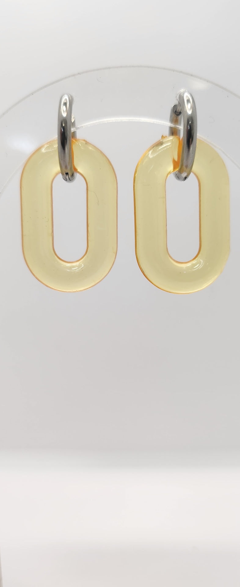 Jelly link earrings