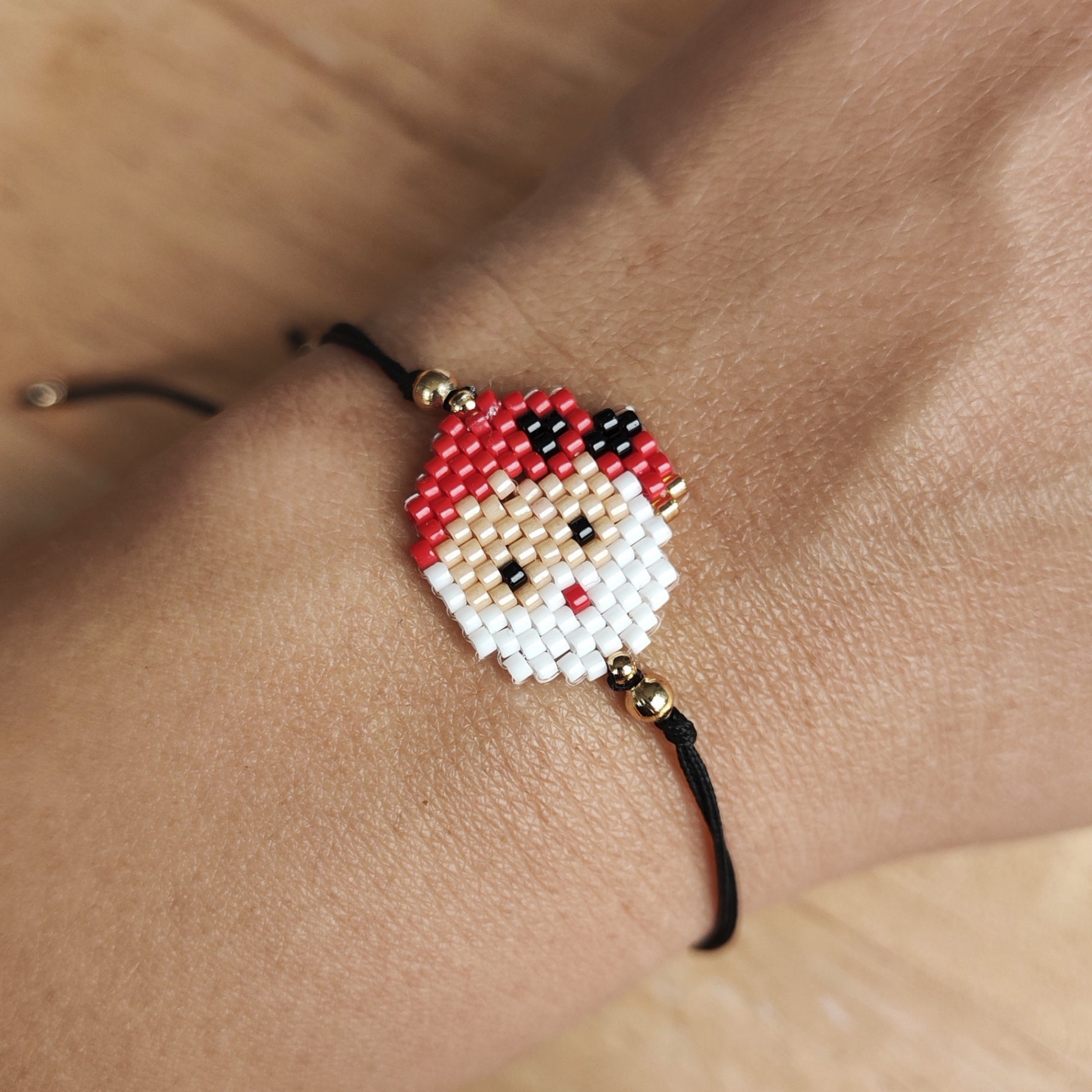 Beaded Christmas Bracelet