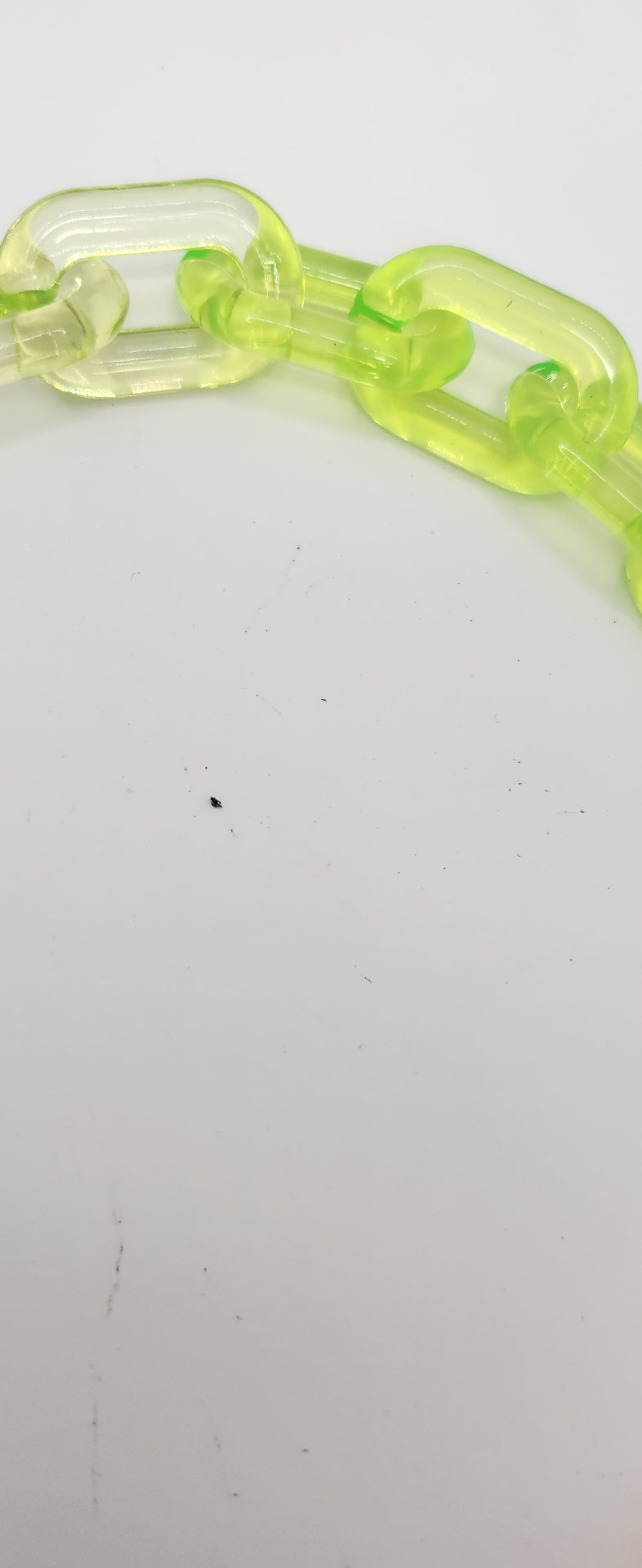 Acrylic jelly link necklace