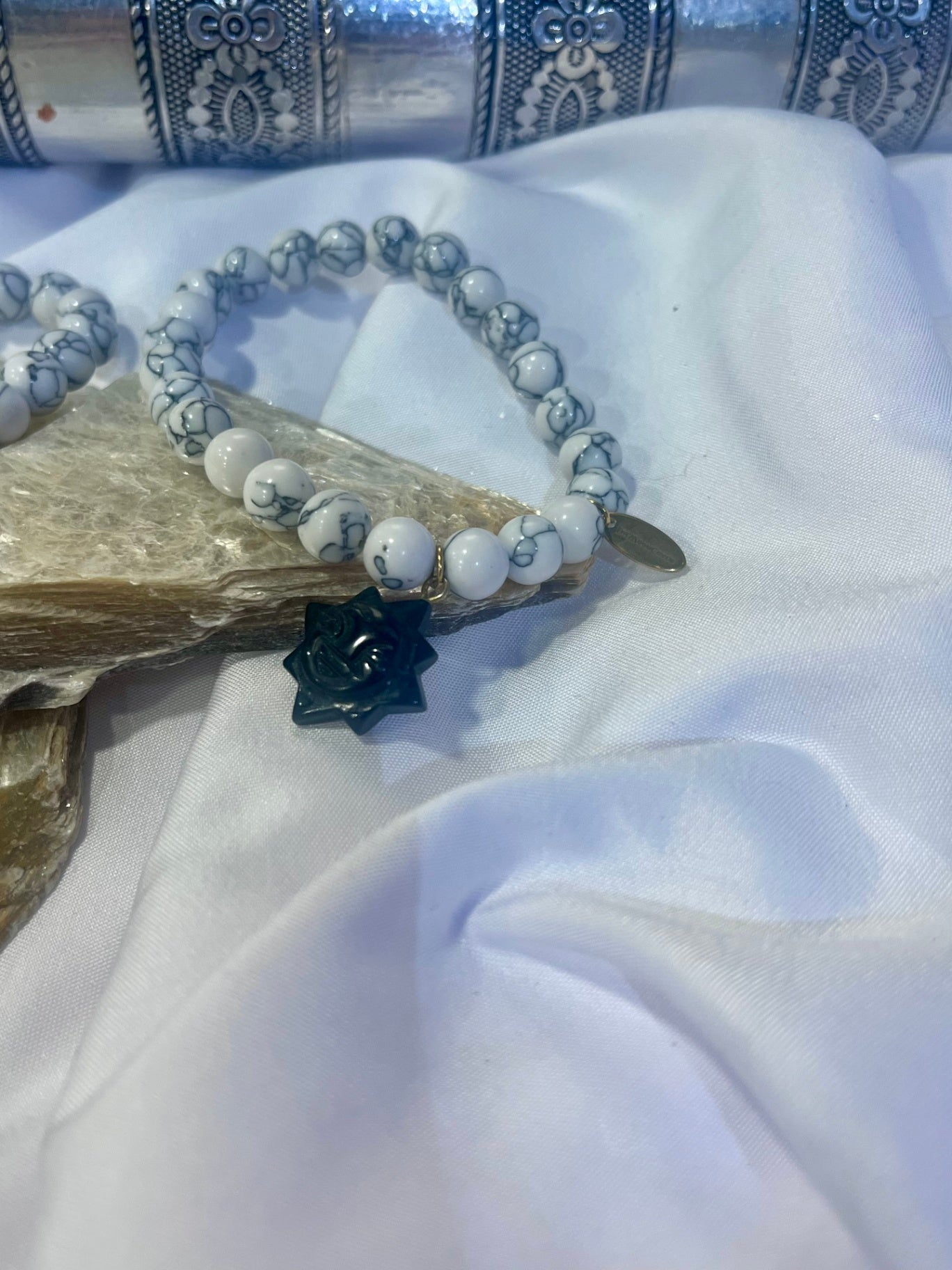 Howlite Sun Bracelet – Calm Mind, Inner Strength & Balance