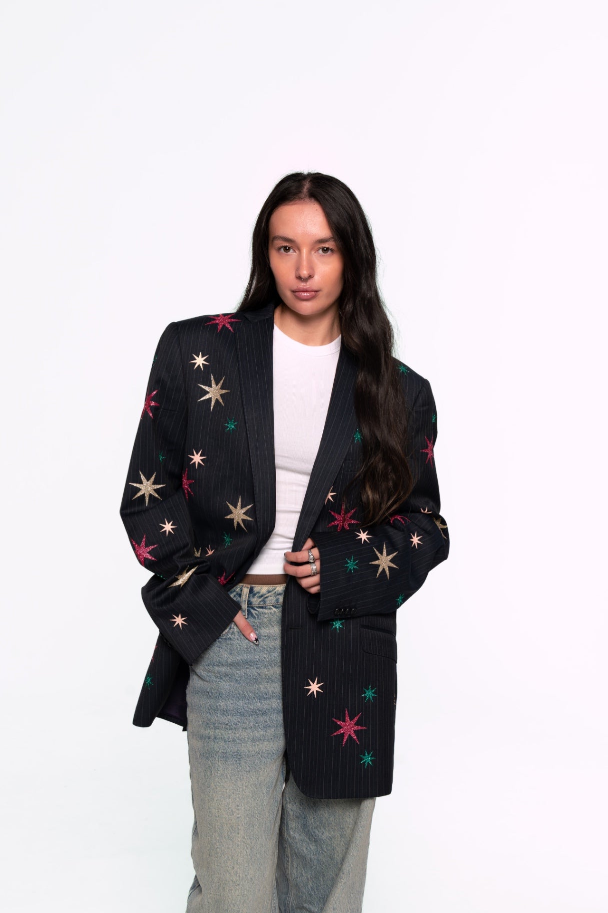 Multi Star Navy blazer