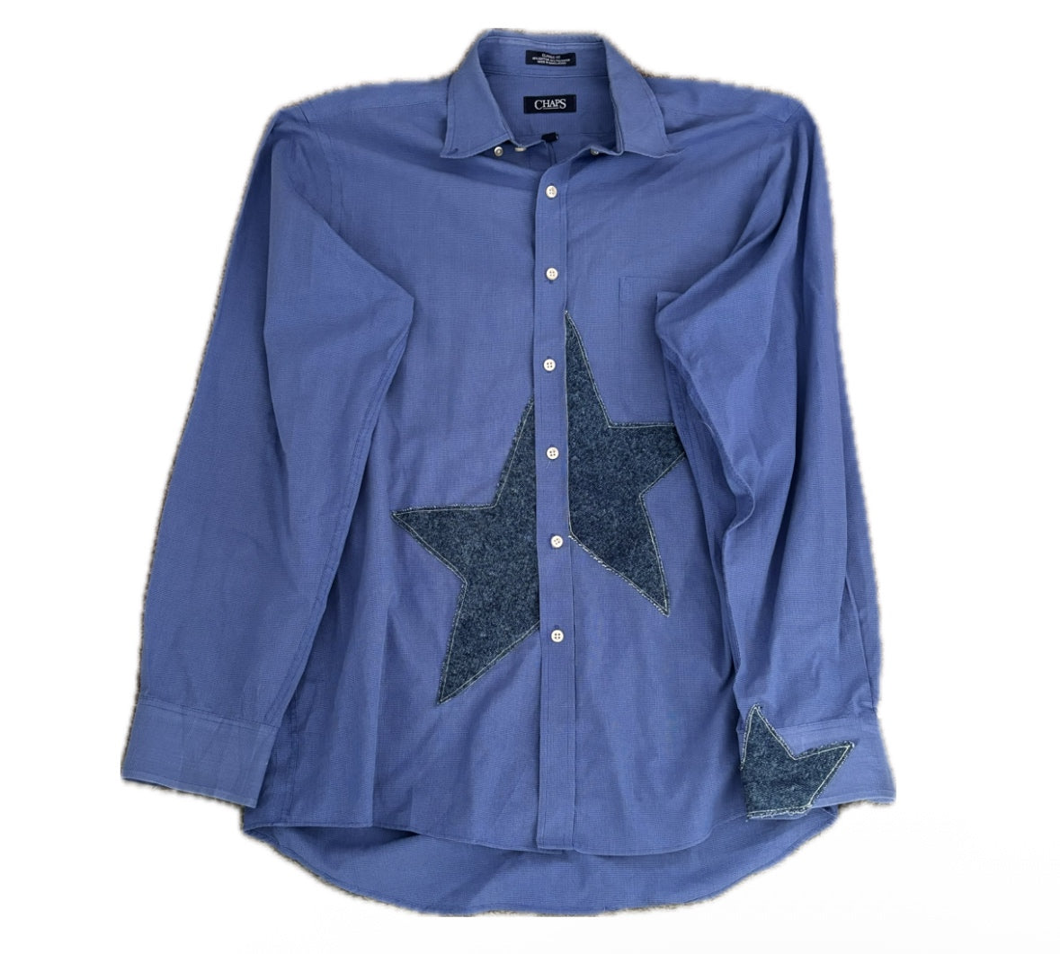 Upcycled Dark blue shirt