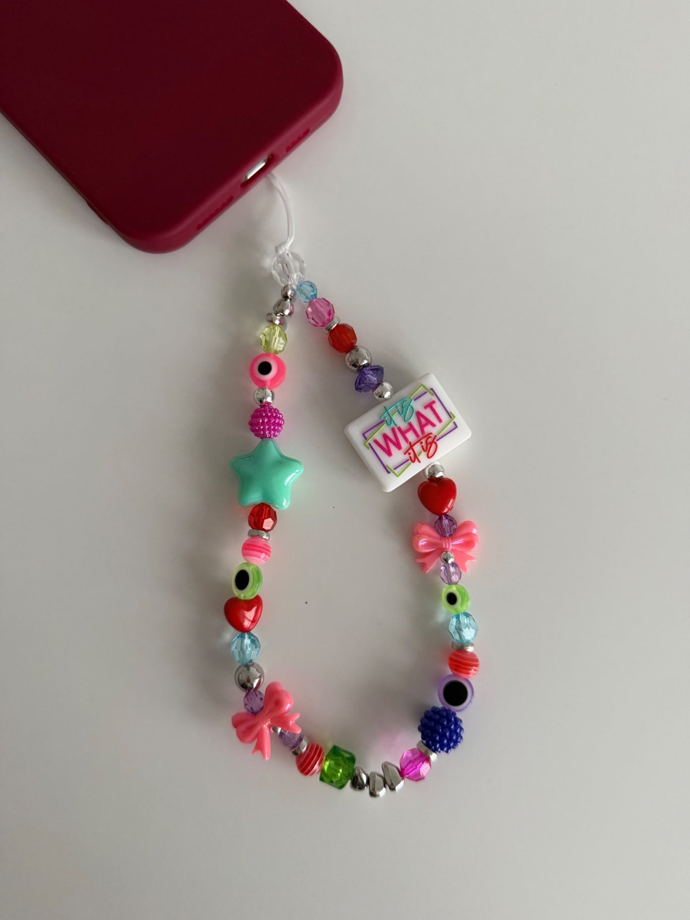 ‘It is what it is’ phone charm