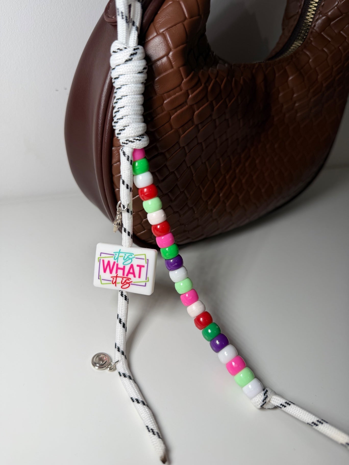 ‘It is what it is’ rope keyring