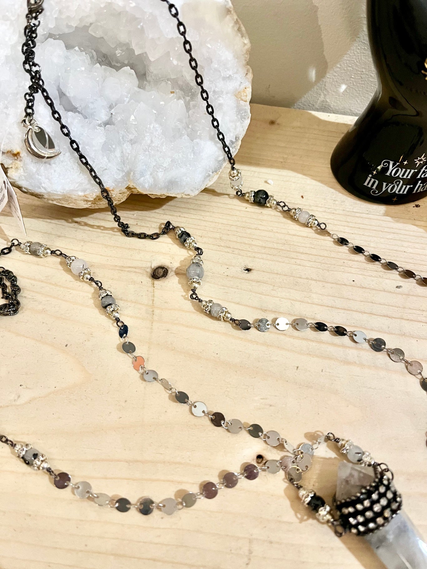 ⚡️ Rutilated Quartz Point Necklace – Illumination & Manifestation