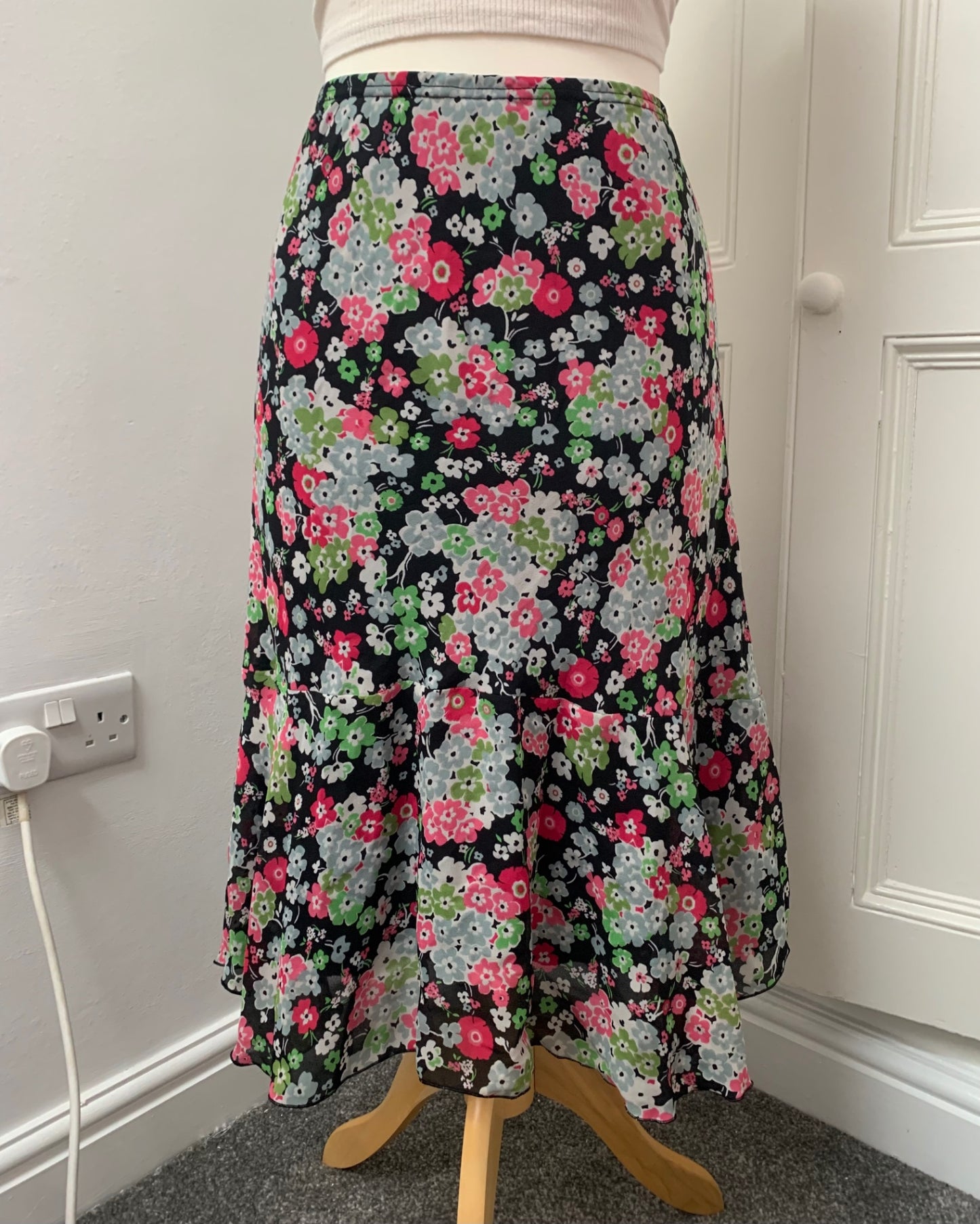 colourful floral cato skirt
