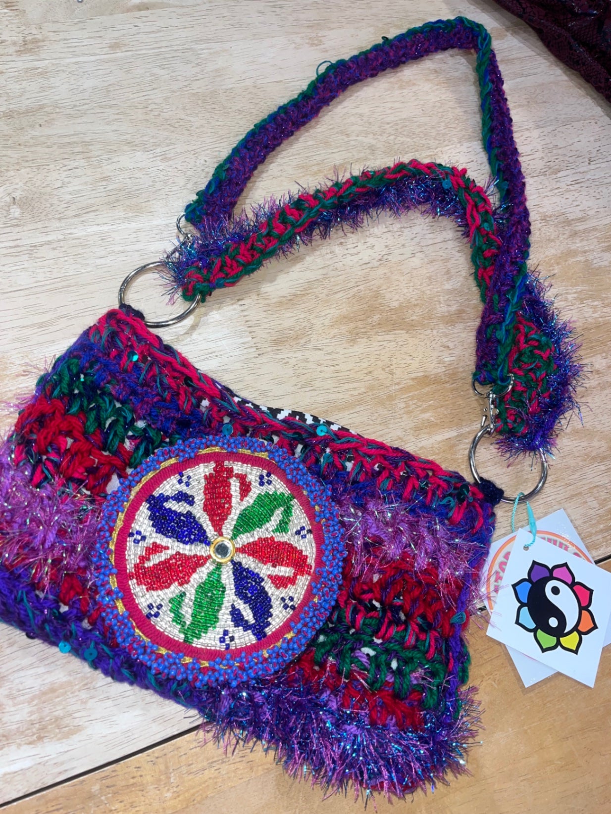 One of a kind crochet bag - THE MAGIC LABEL
