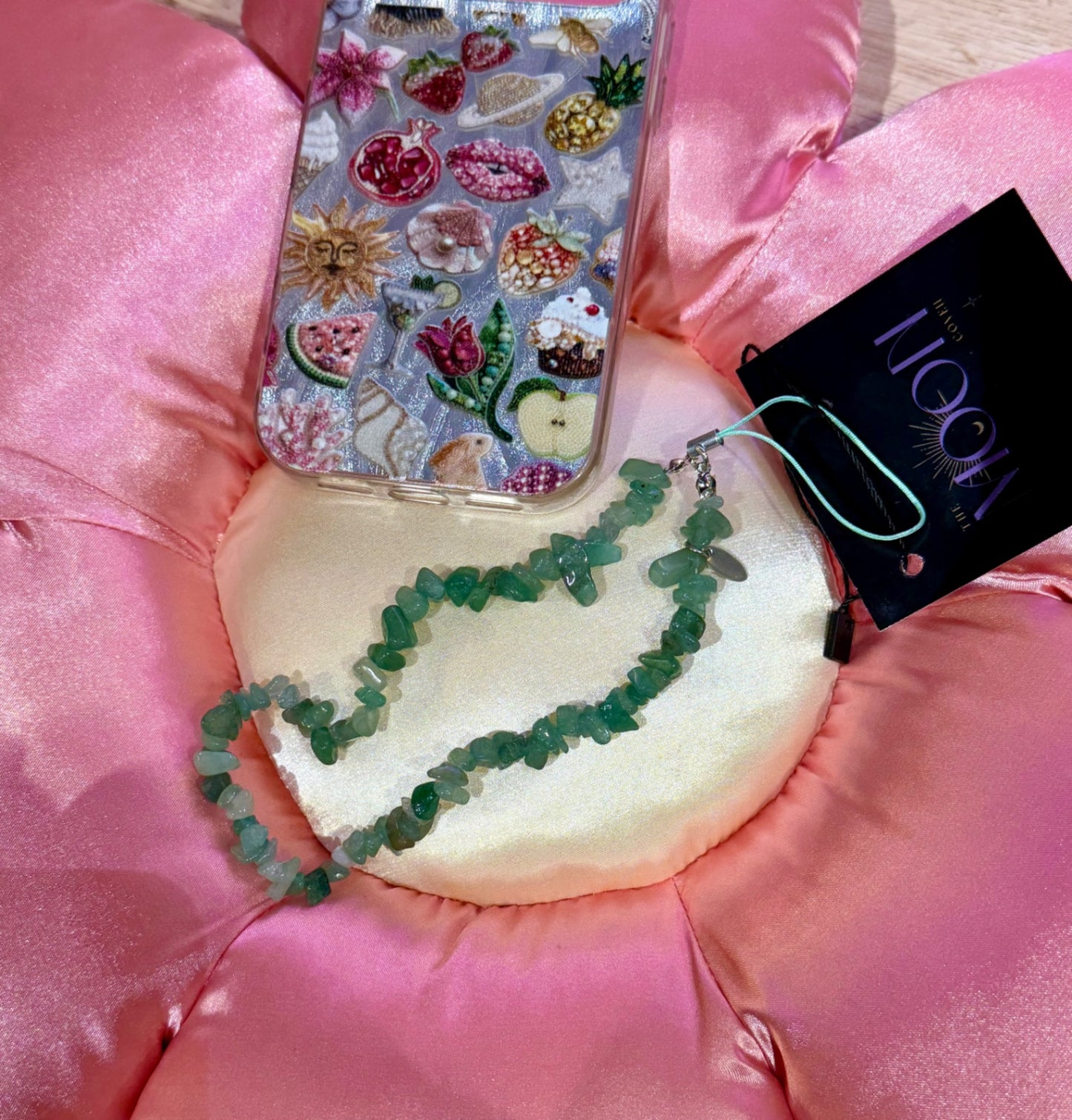 Green Aventrine phone strap