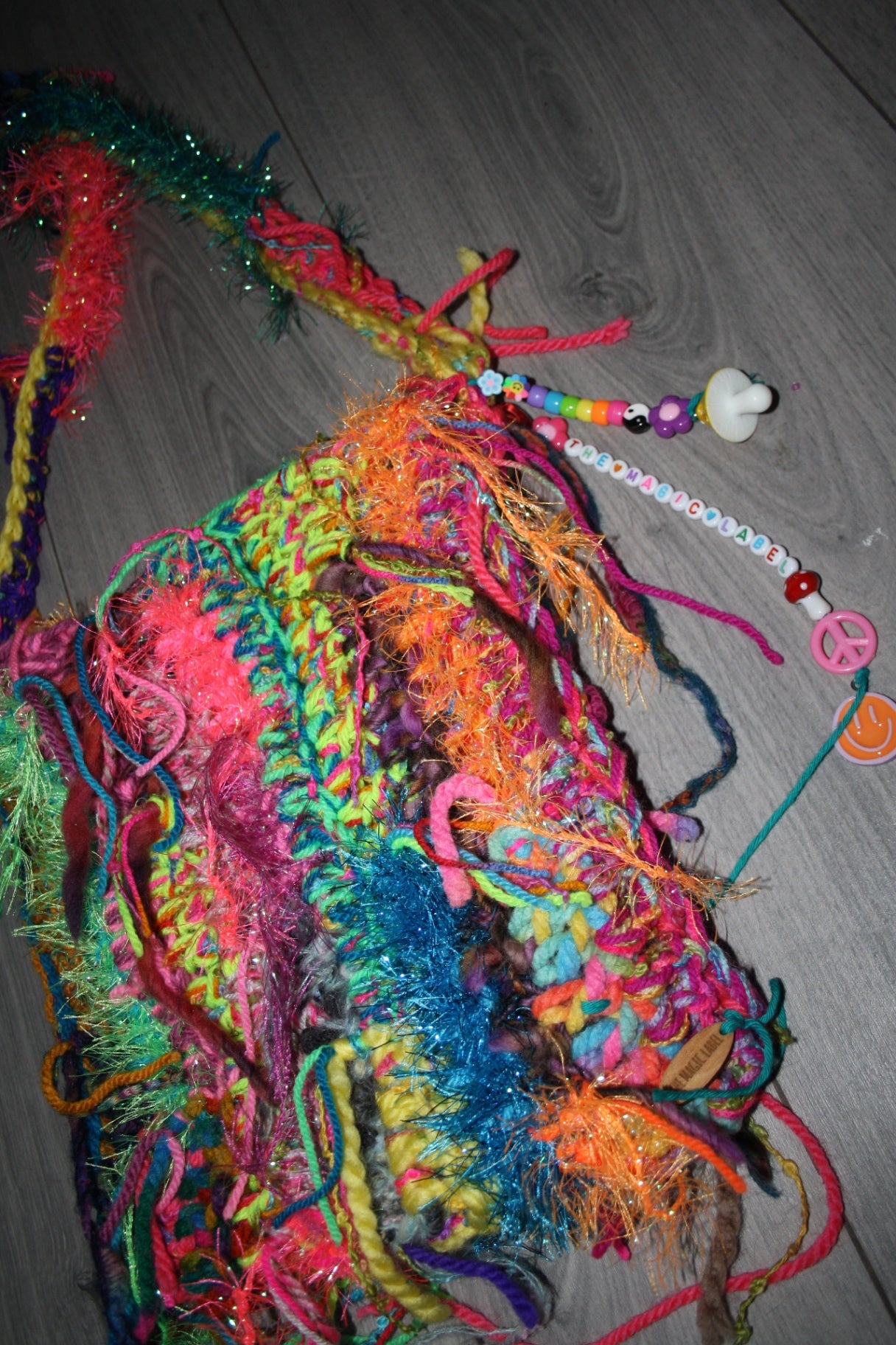 Crochet scrappy bag - THE MAGIC LABEL