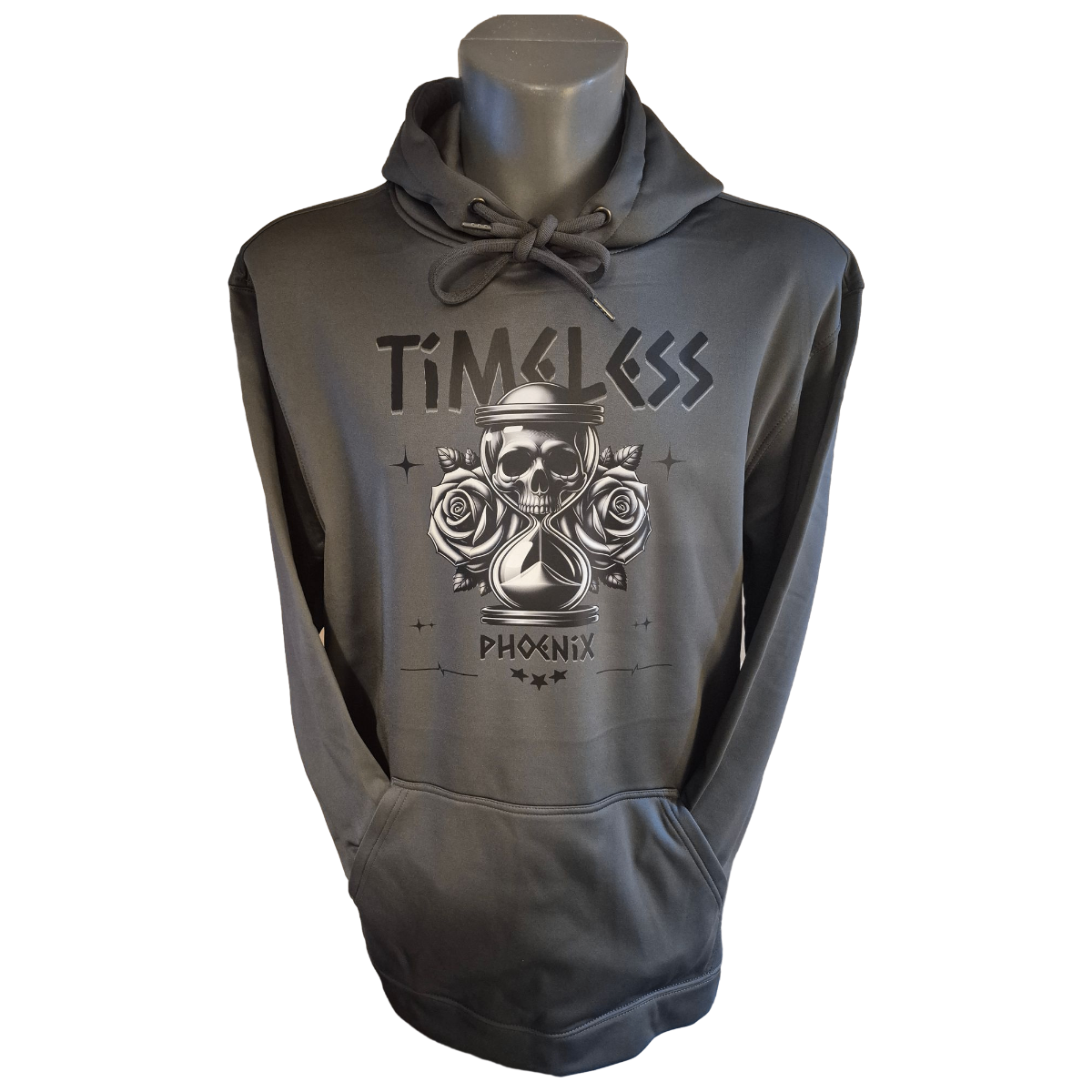 Timeless steel grey hoodie