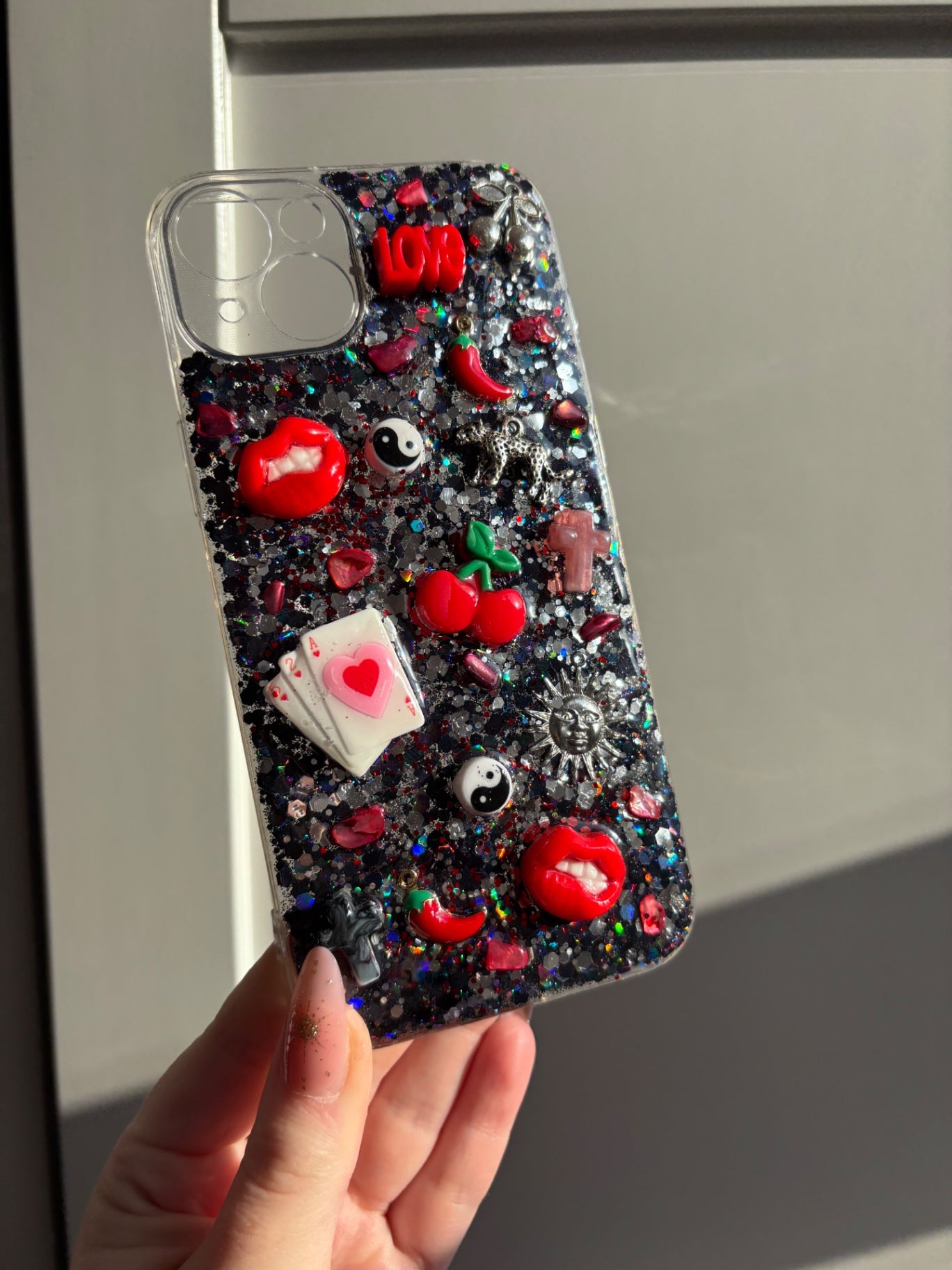Funky Phone case - IPhone 14 Plus and 15 plus🍒