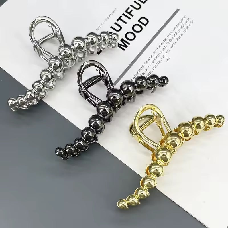 Black Spear Wave Hair Clamp