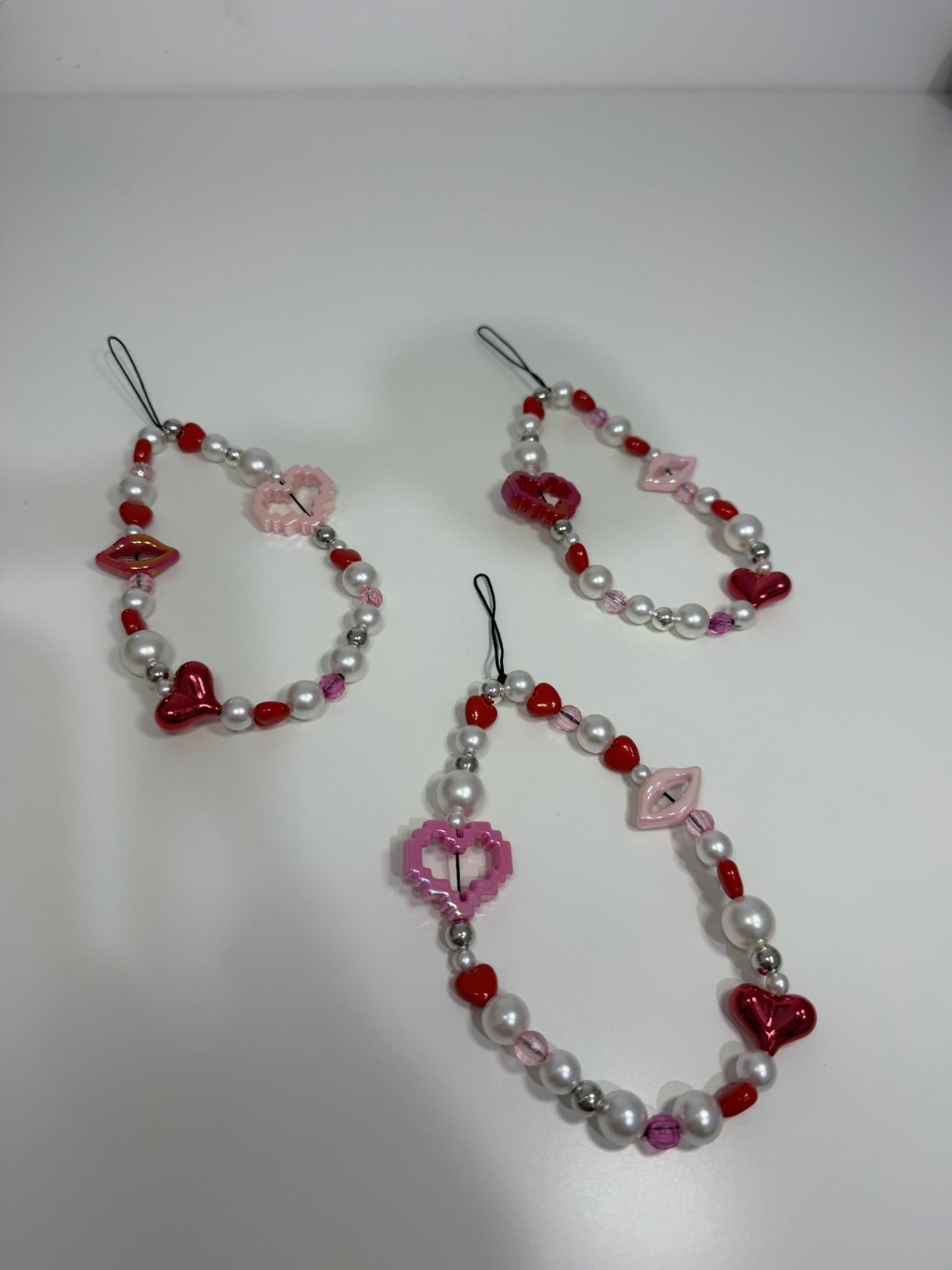 Be mine? Phone charm - silver