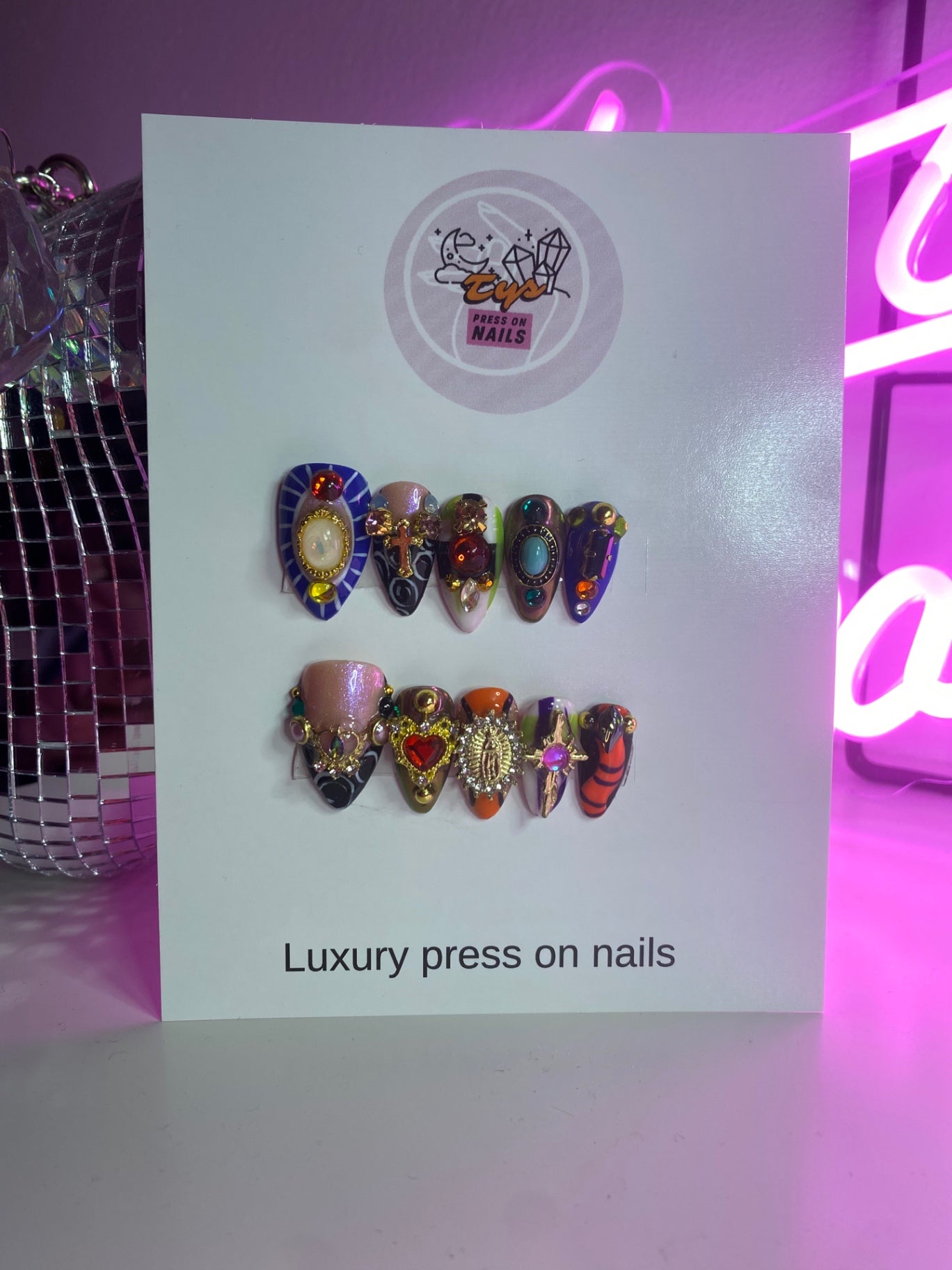 Multicolour Gold Embellishments