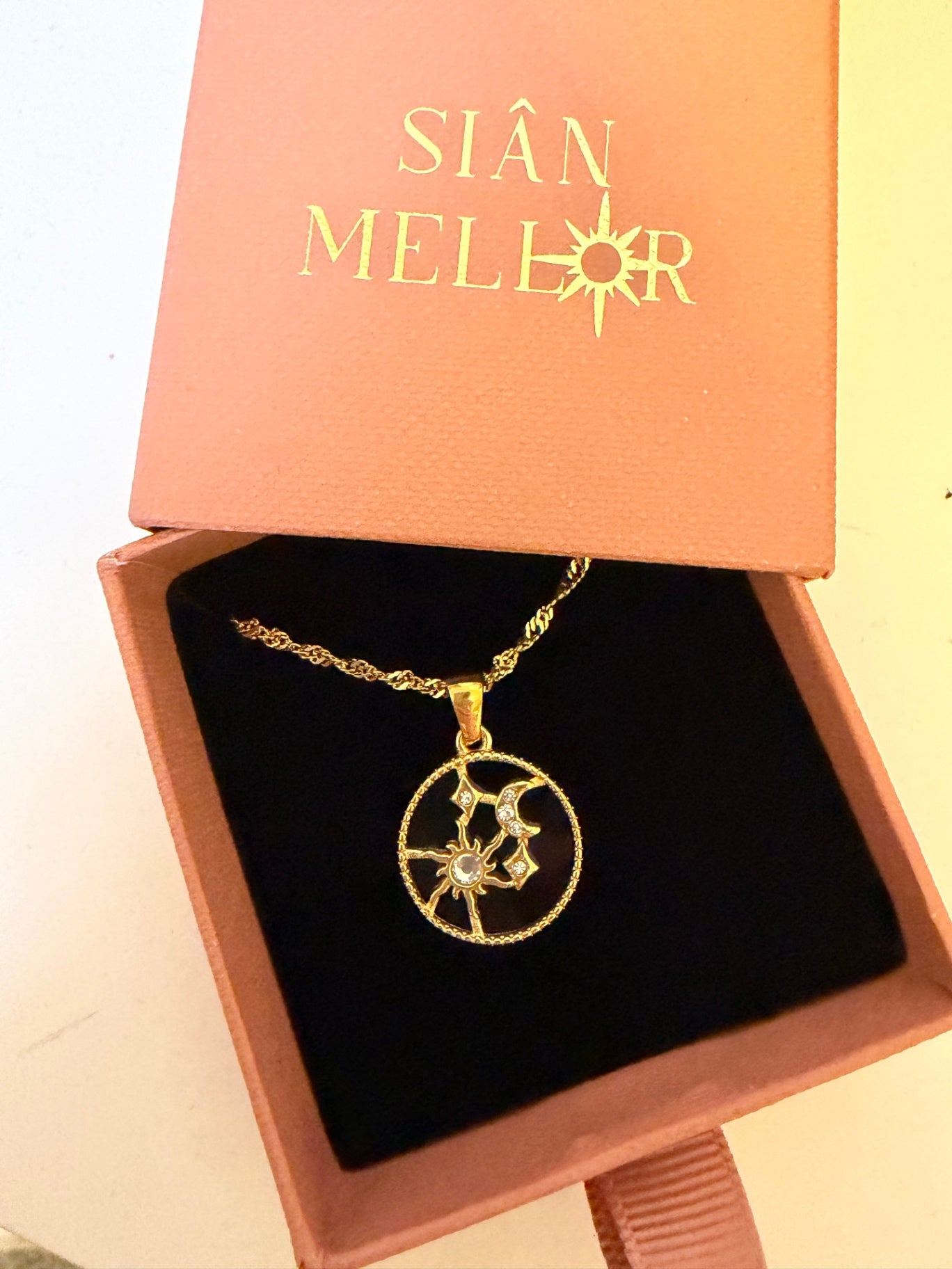 Black celestial necklace