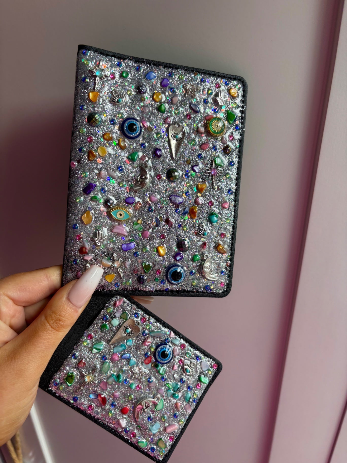 Celestial passport cover and luggage tag ✨