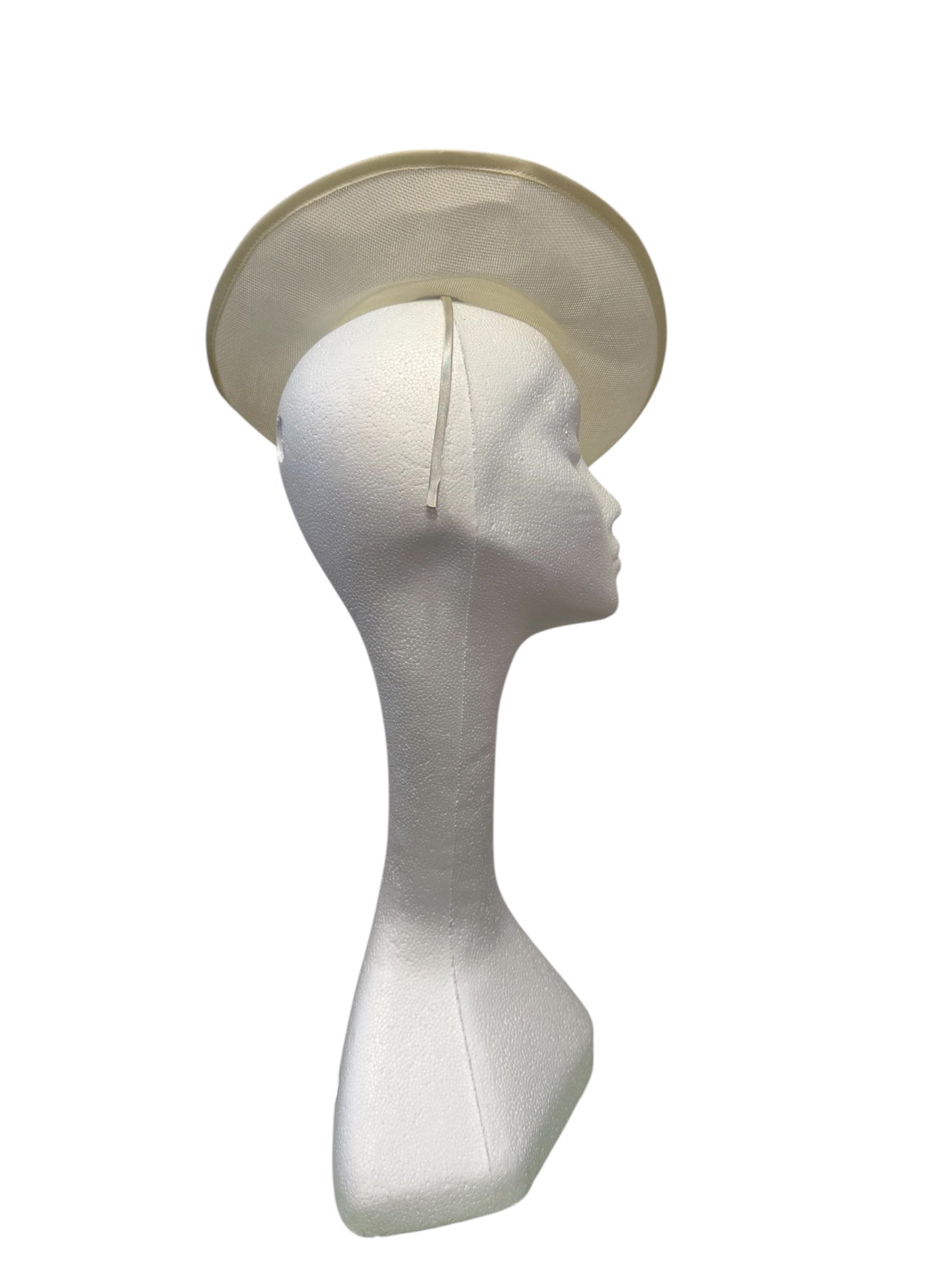 Nightfall Disc Headpiece – Ivory Bloom 🤍
