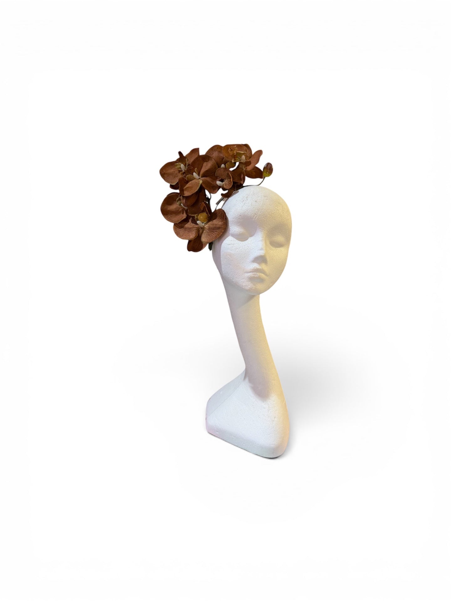 Orchid Headpiece Nude Dusk