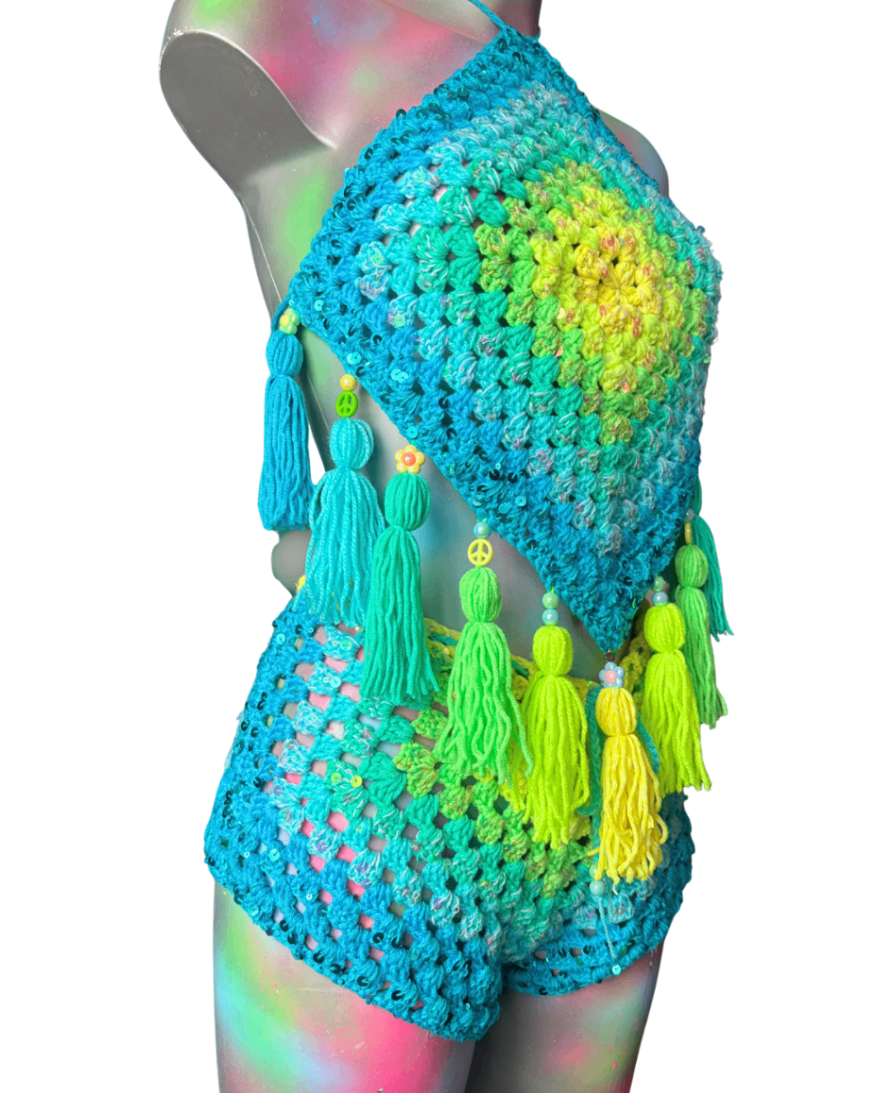Ocean Paradise shorts S/M THE MAGIC LABEL