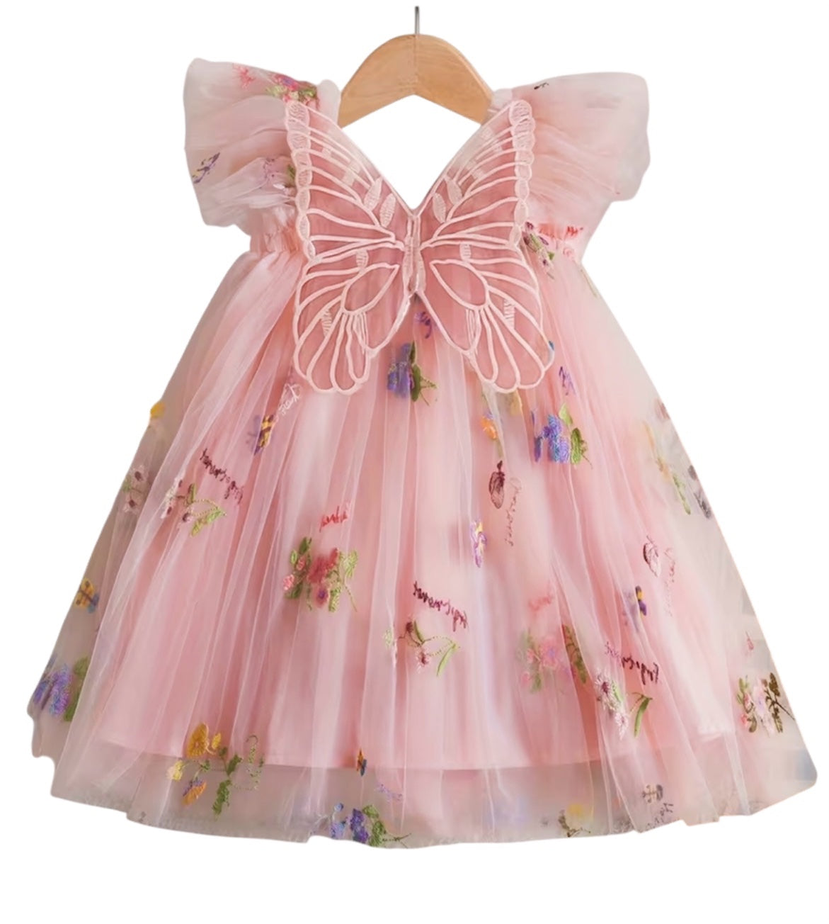 18/24m Peach Winged Dress