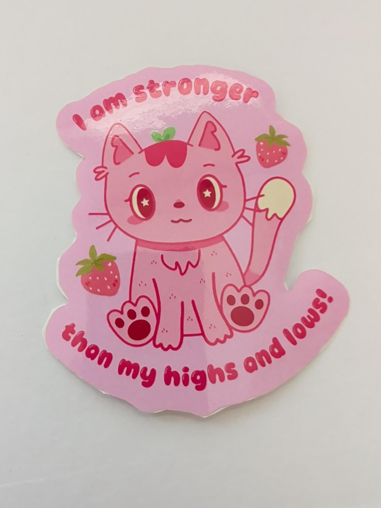 Cupcake The Cat Sticker