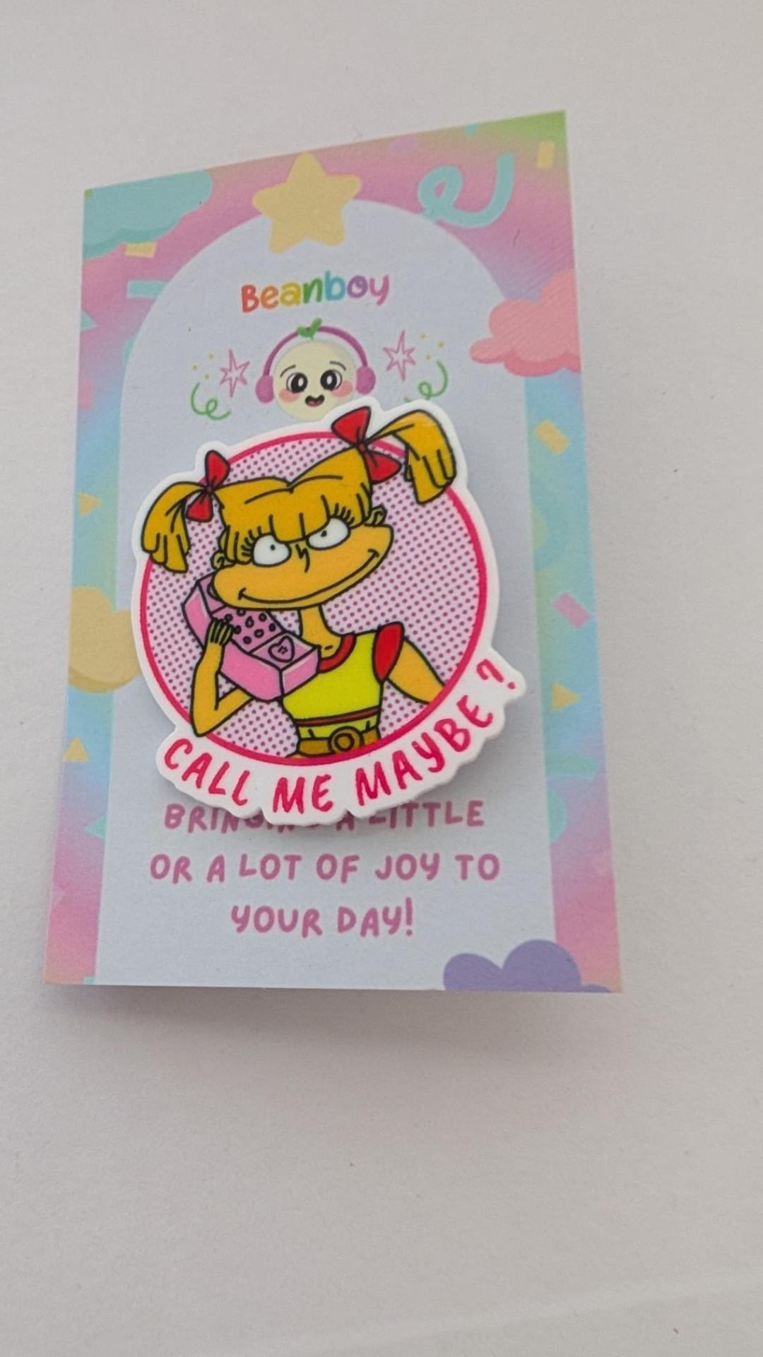 Call me maybe? pin badge