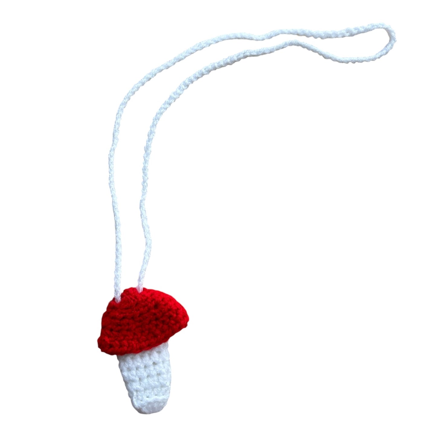 Red and white mushroom lip balm/ lighter holder
