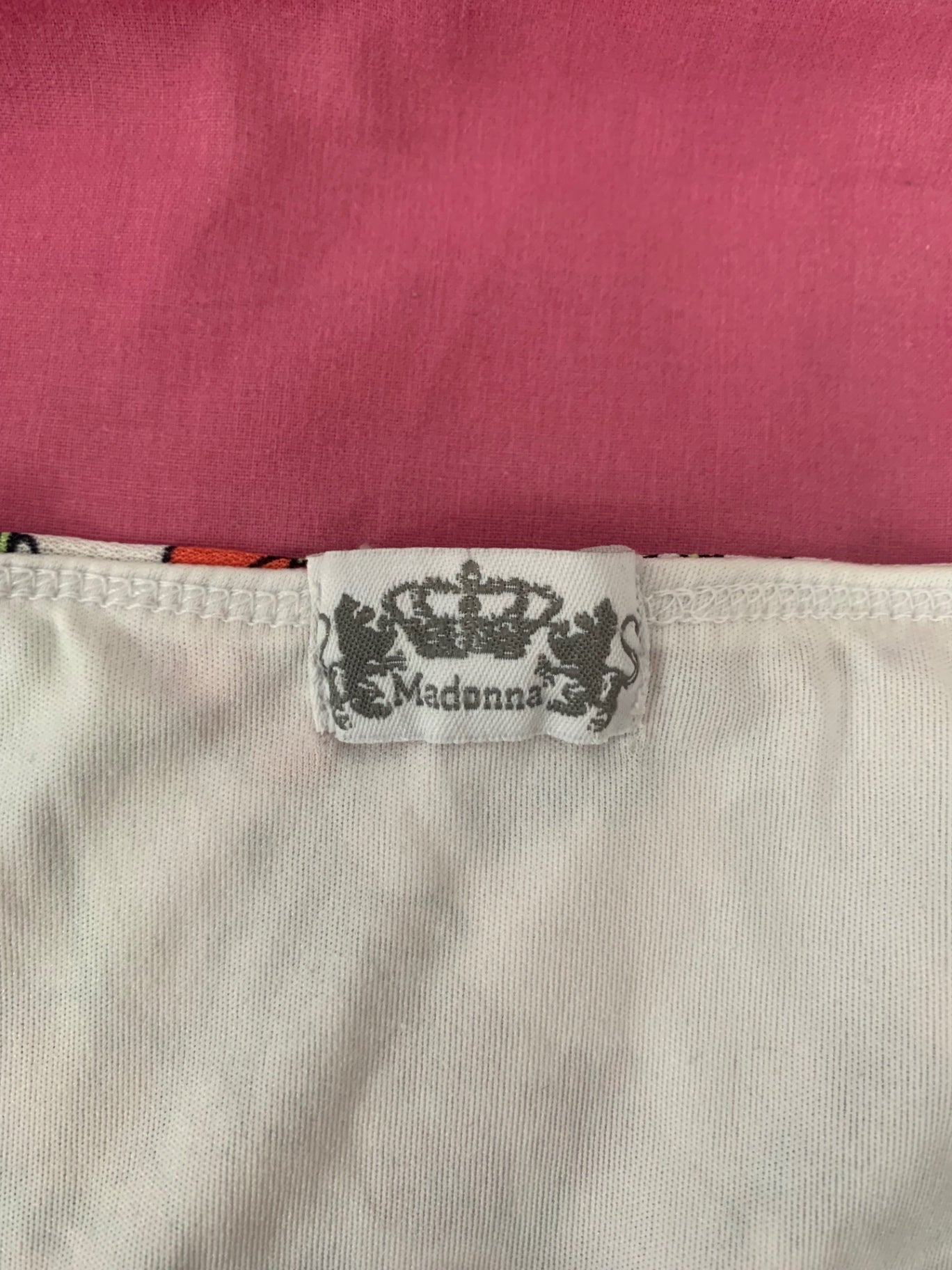 vintage white floral skirt