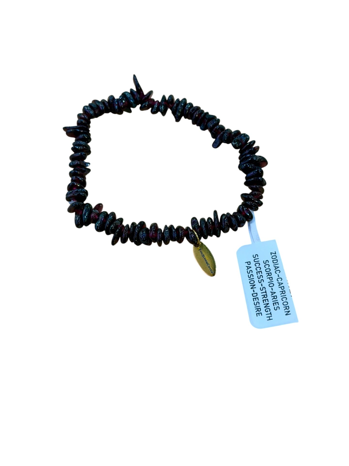 Garnet Chip Bracelet