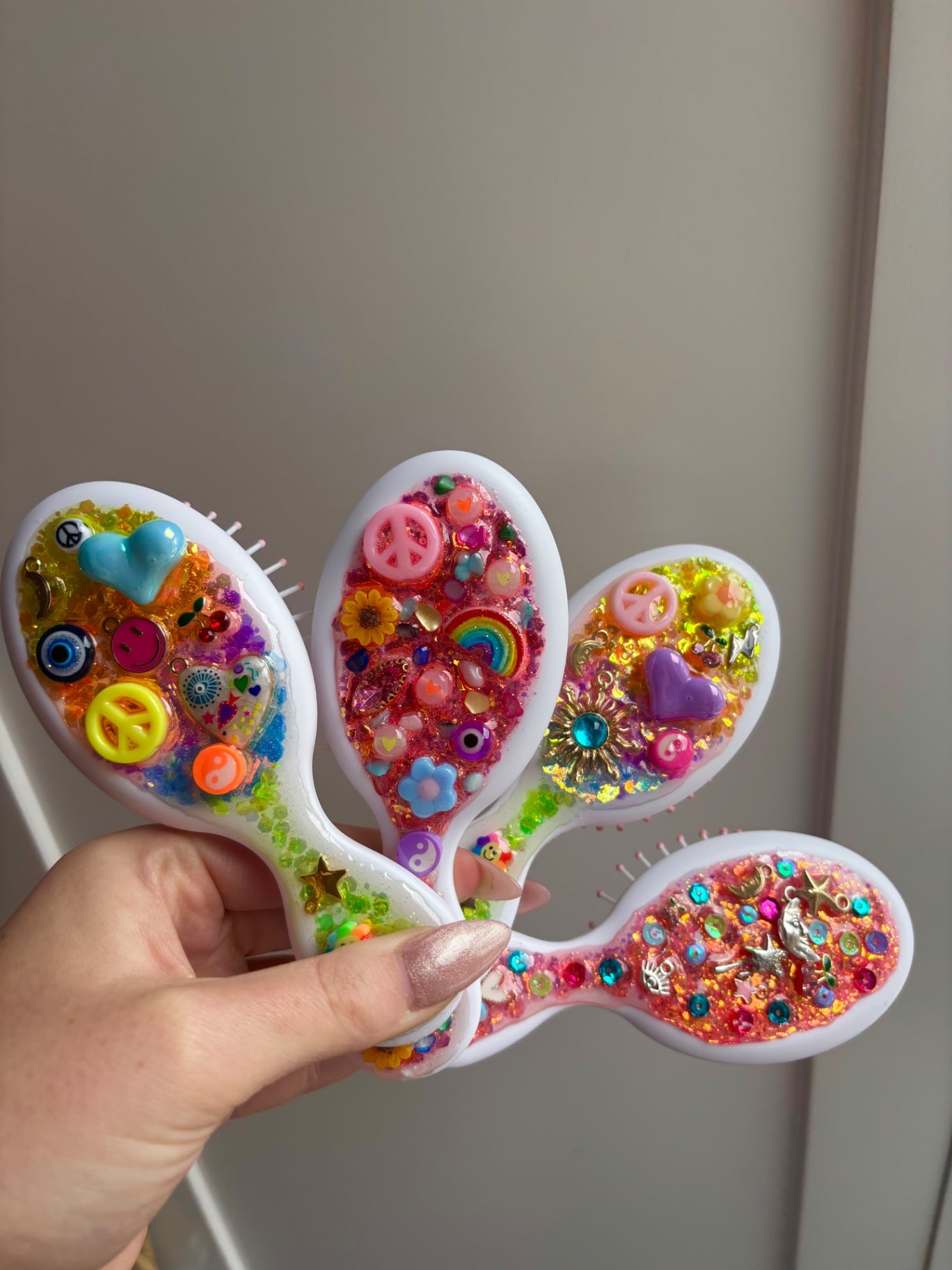 Funky hair brush