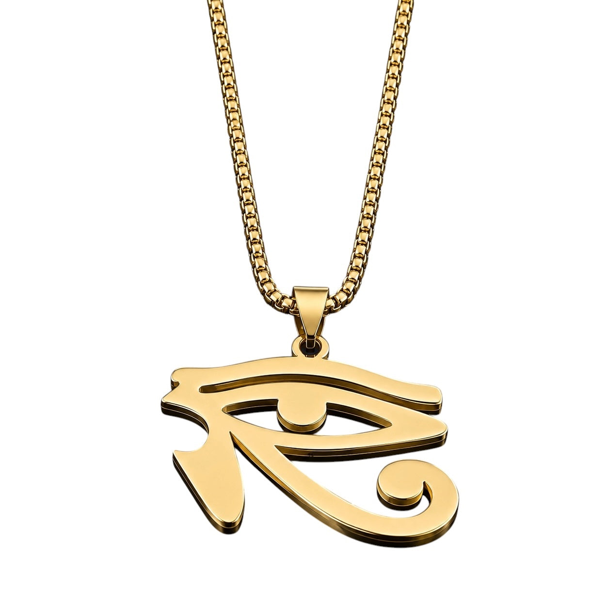 Golden Horus Eye Pendant