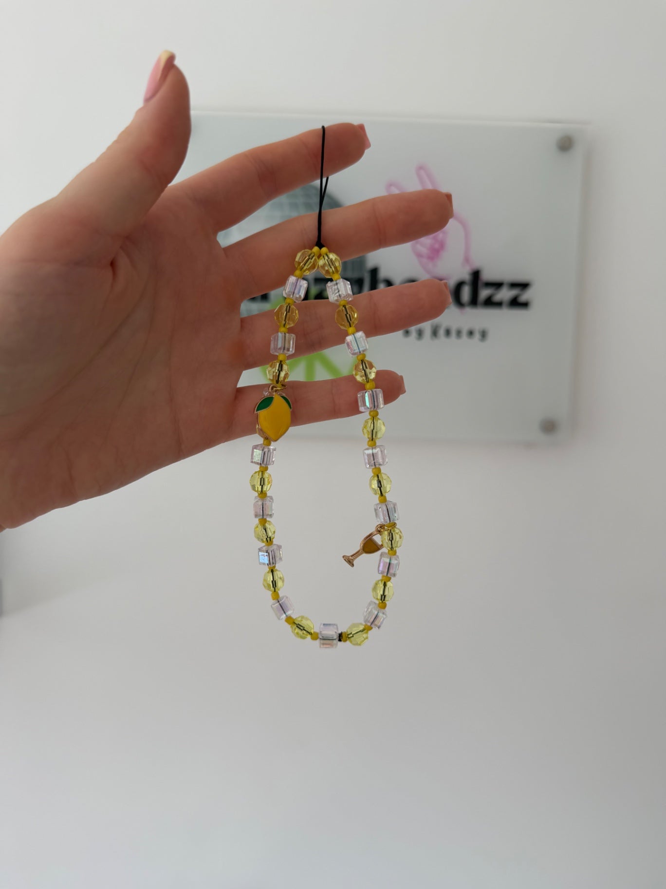 ‘Lemon sours’ phone charm