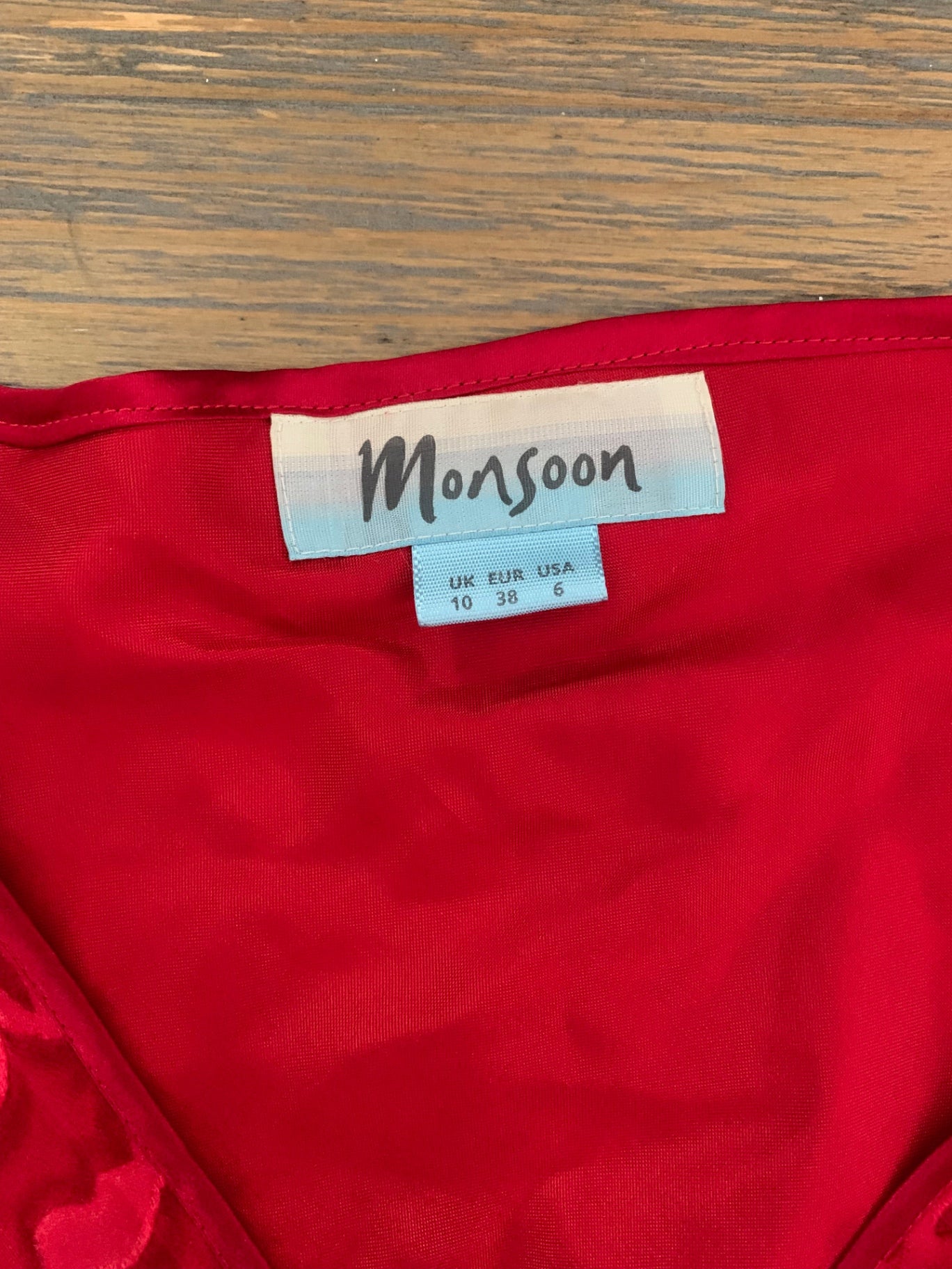 vintage monsoon silk dress