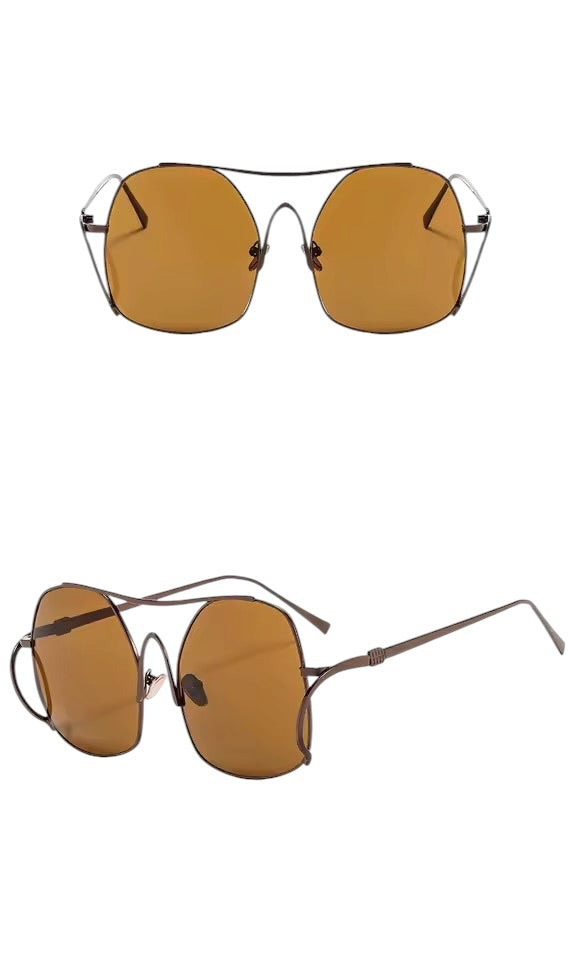 Desert Rock Sunglasses Amber Tea
