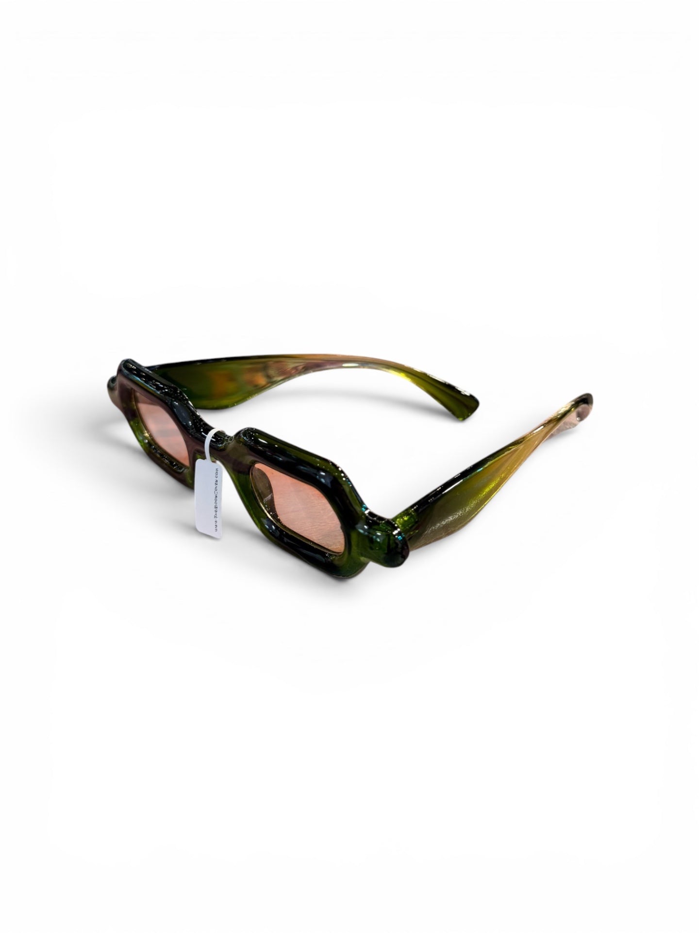 Chunky Green Sunglasses