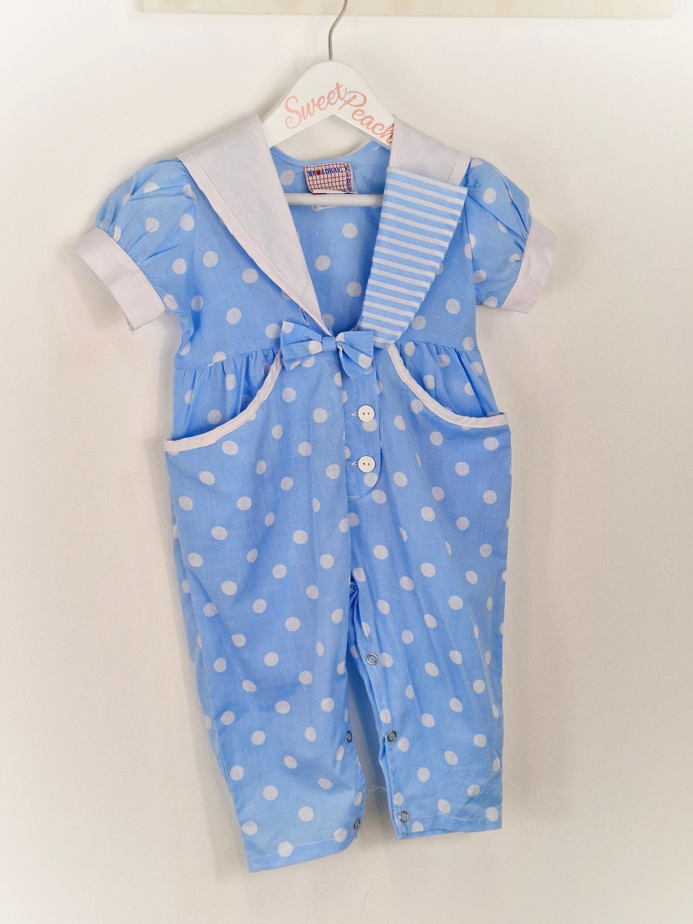 Vintage Broadway Kids romper