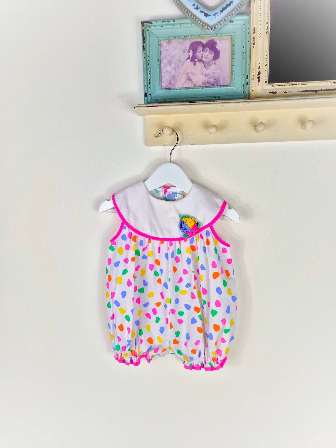 12 months vintage romper