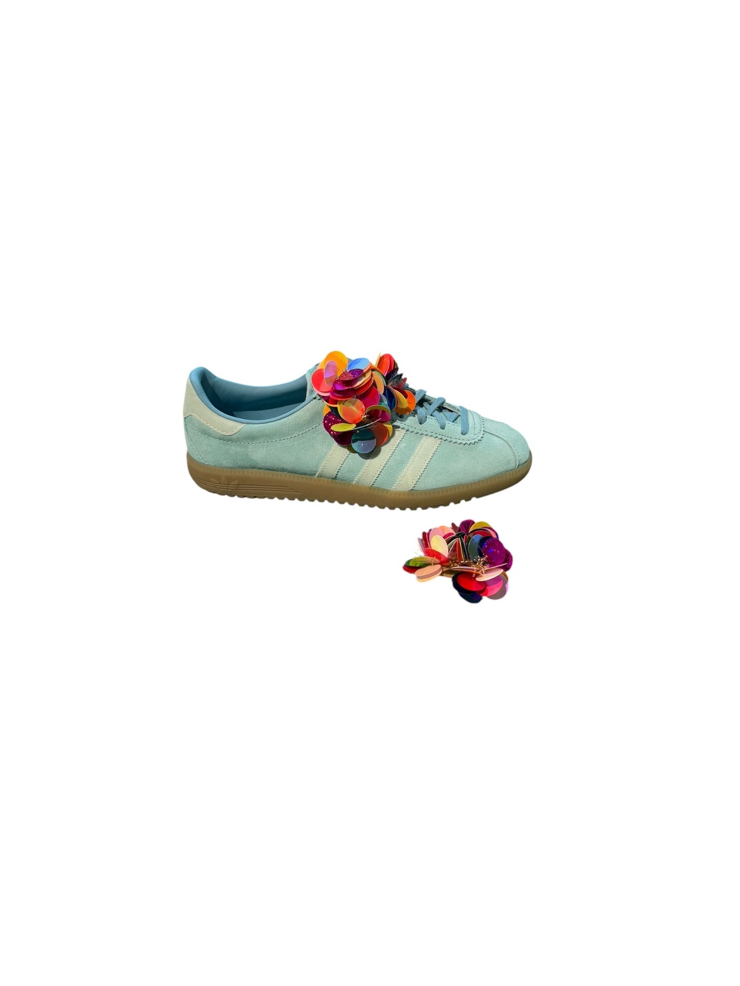 Sequin Disco Shoe Clips