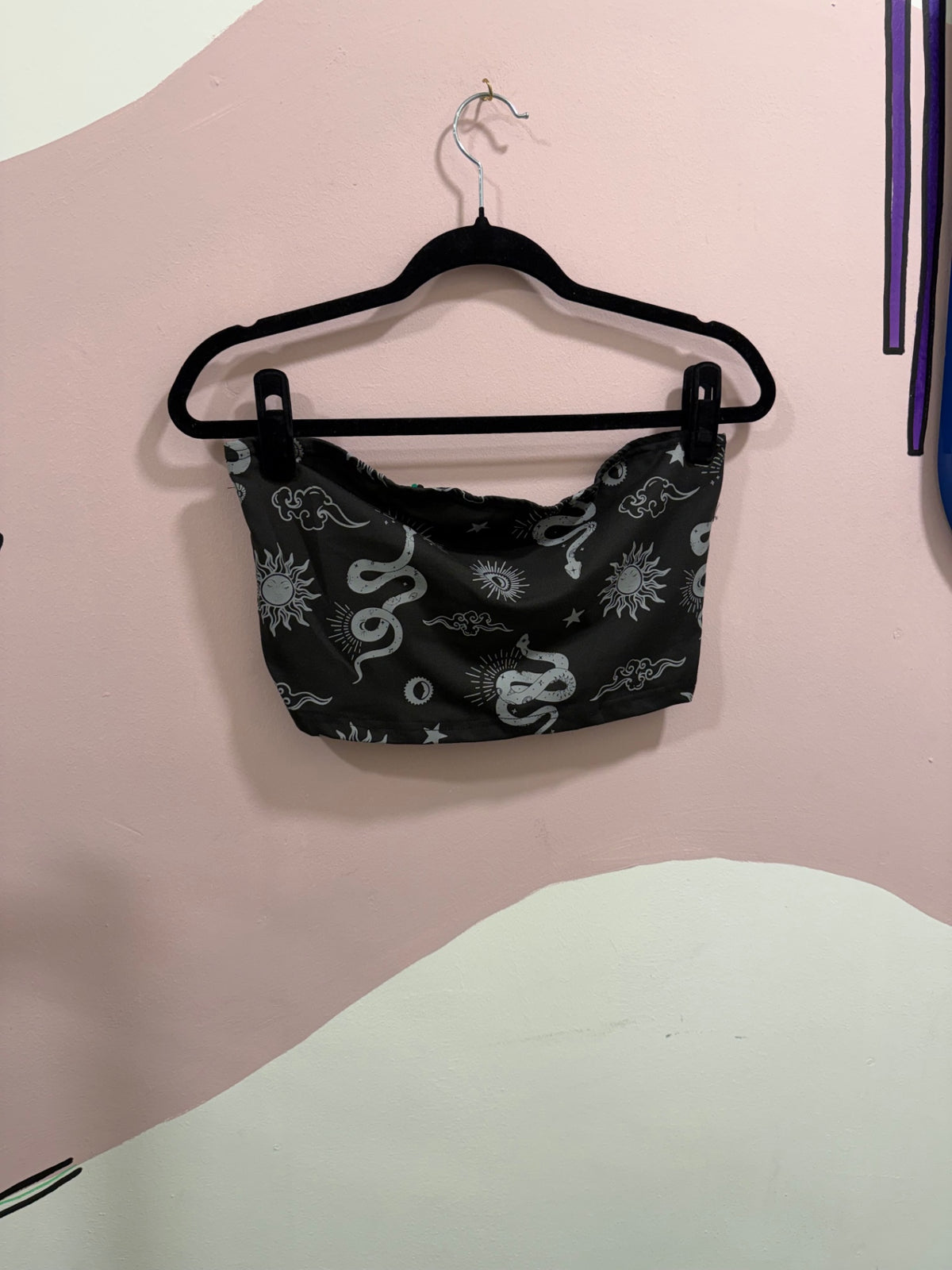 Black Snake Boob tube Top