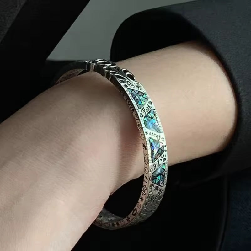 Silver Totem Bangle