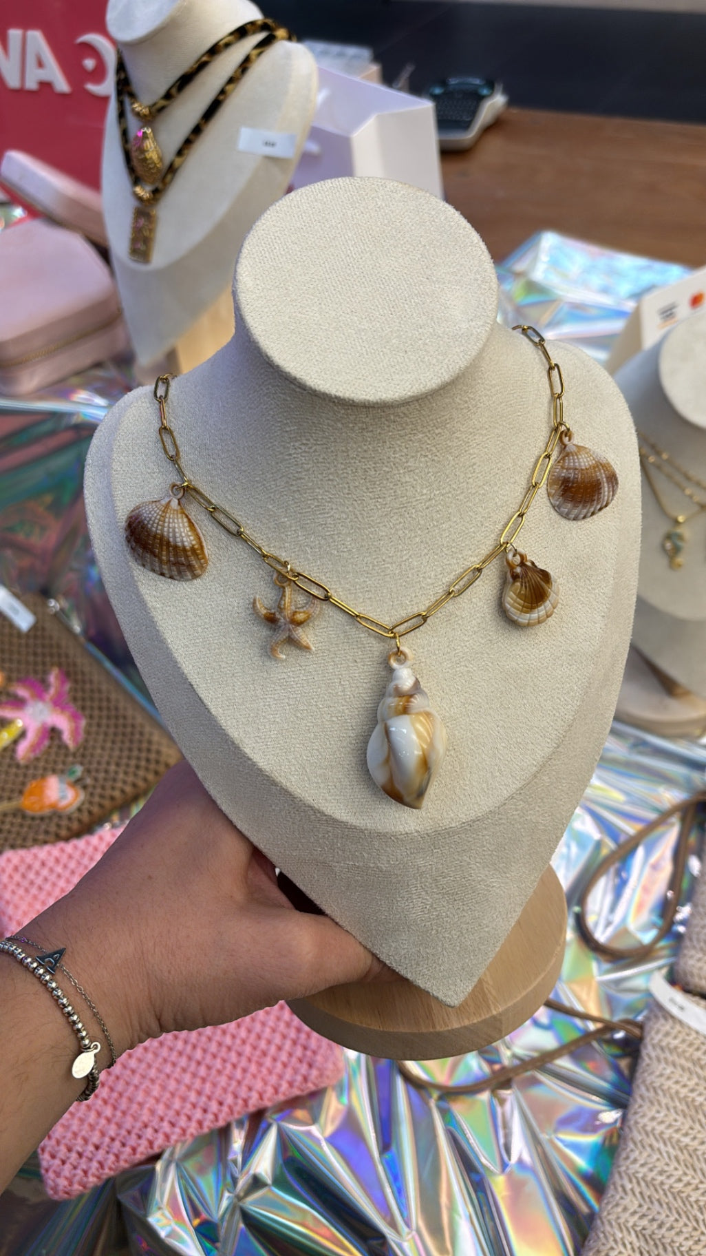 Seashell necklace