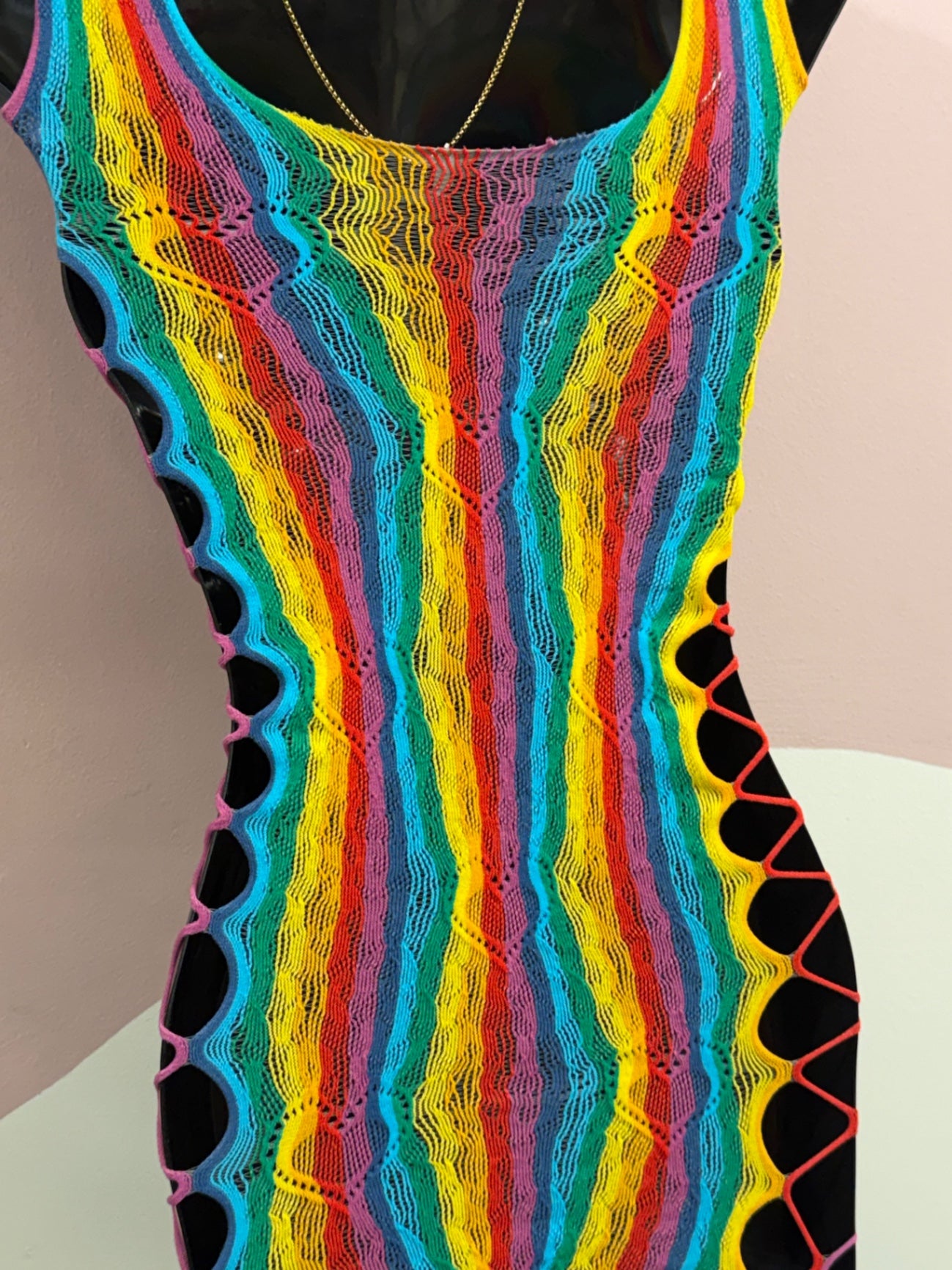 Disco Heart Ravers Tights Dress
